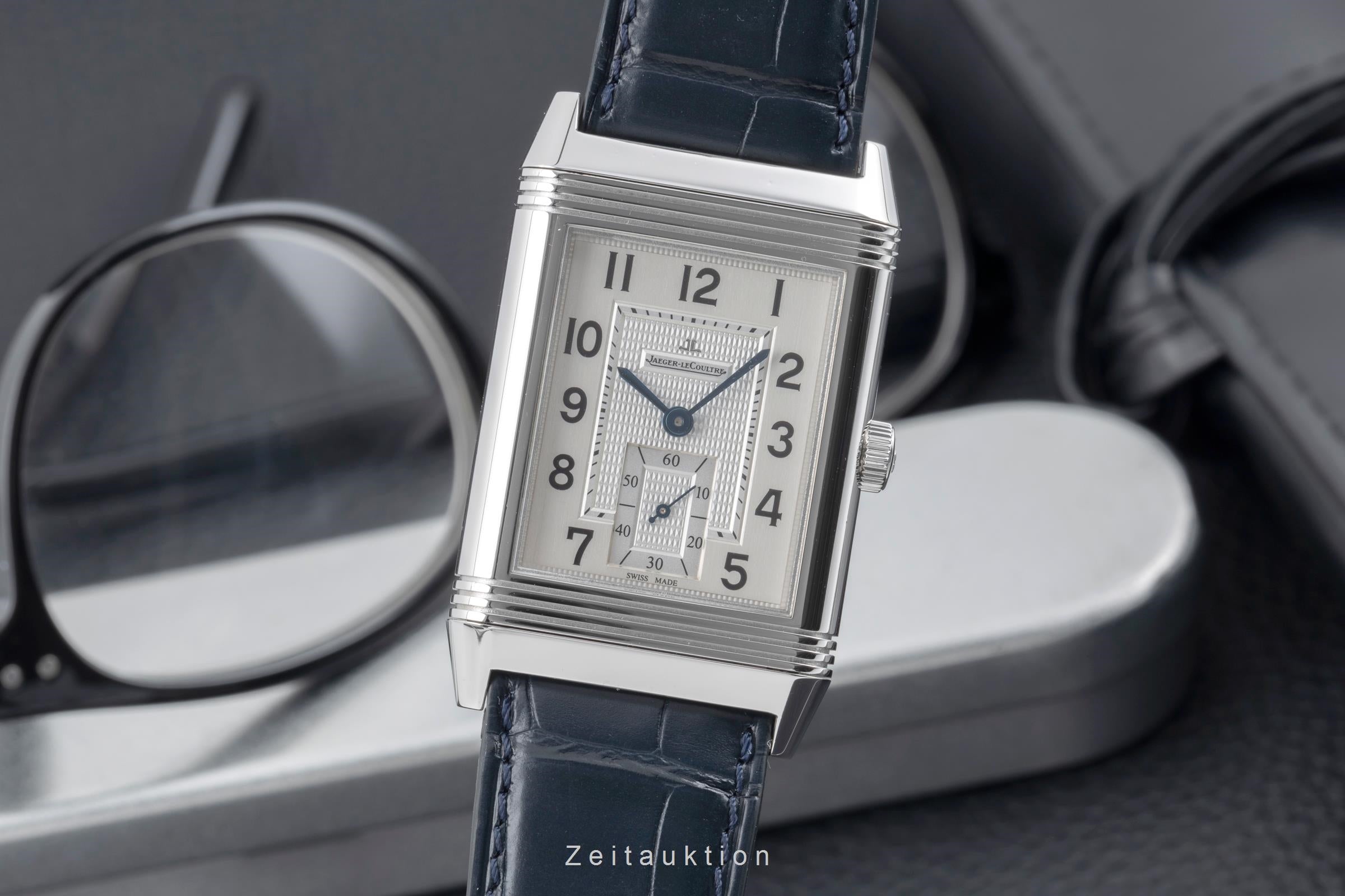 Jaeger LeCoultre Reverso acier à remontage manuel montre pour hommes Q3738420, 273.8.04  [2504735]