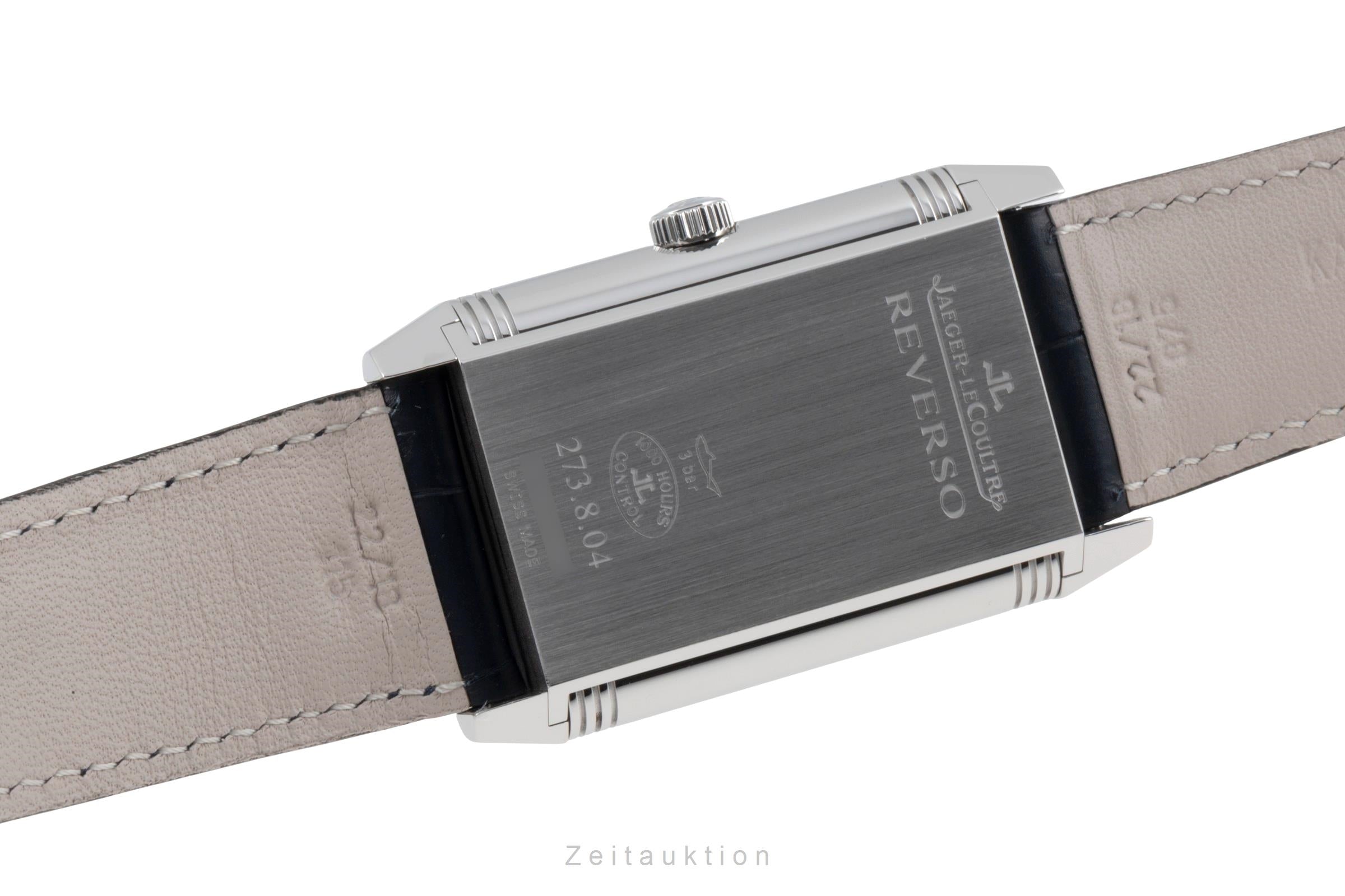 Jaeger LeCoultre Reverso acciaio carica manuale orologio da uomo Q3738420, 273.8.04  [2504735]