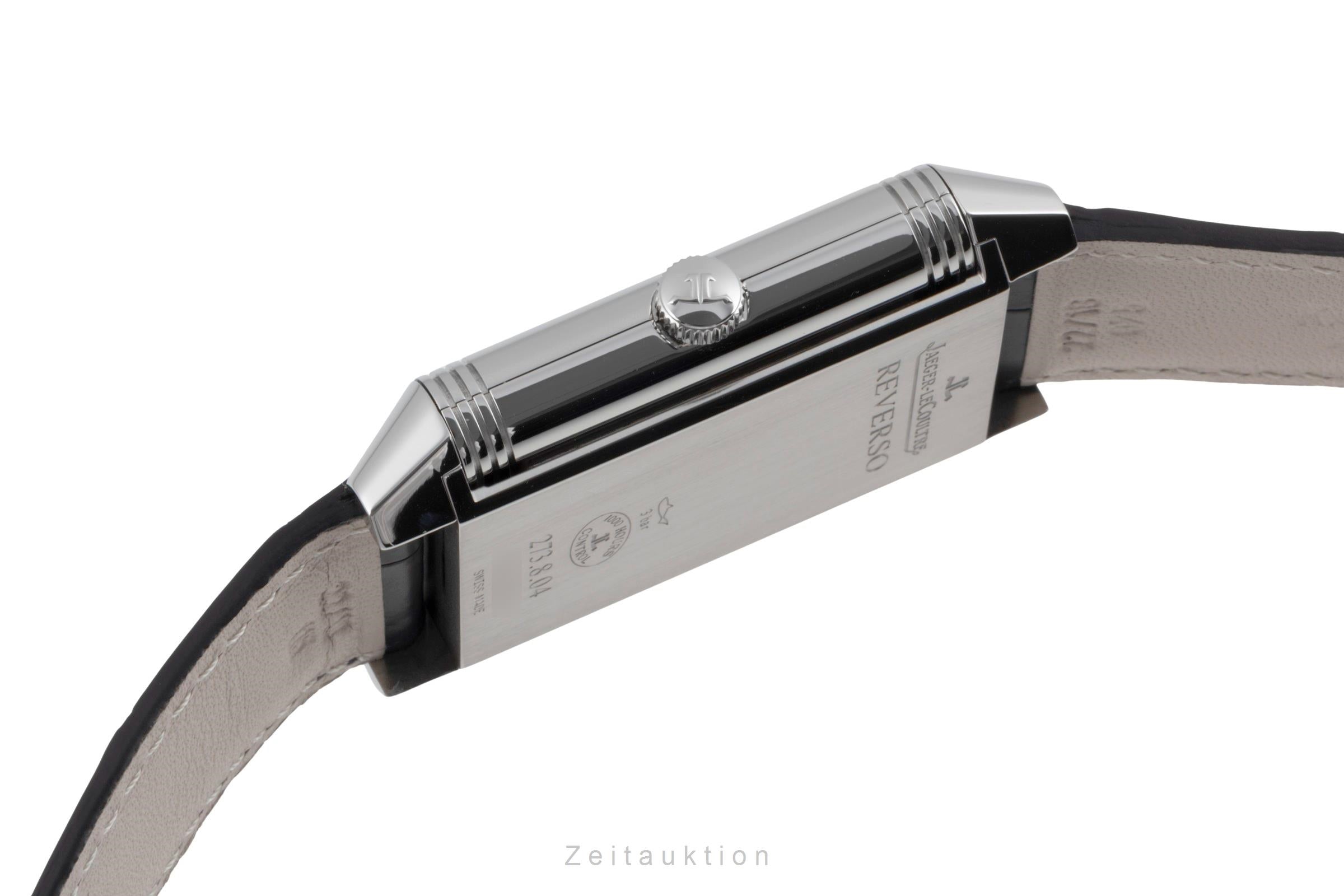 Jaeger LeCoultre Reverso acciaio carica manuale orologio da uomo Q3738420, 273.8.04  [2504735]