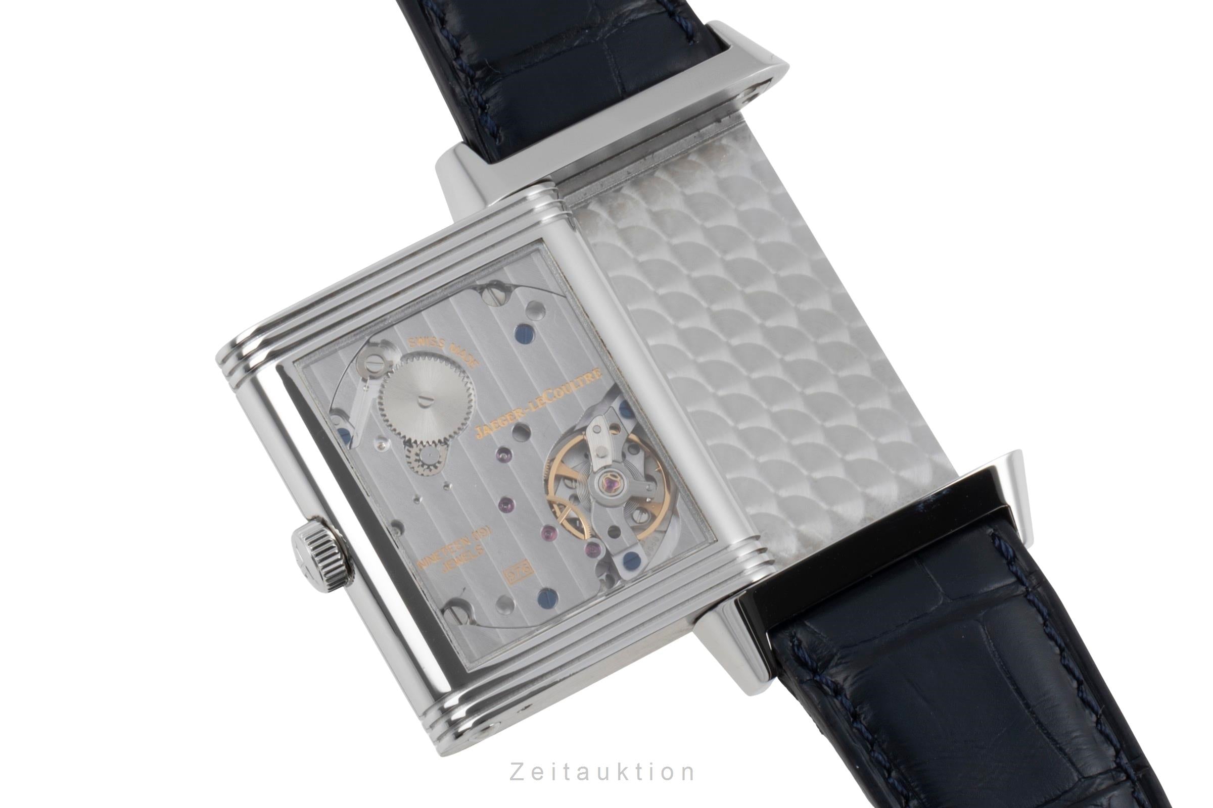 Jaeger LeCoultre Reverso acciaio carica manuale orologio da uomo Q3738420, 273.8.04  [2504735]