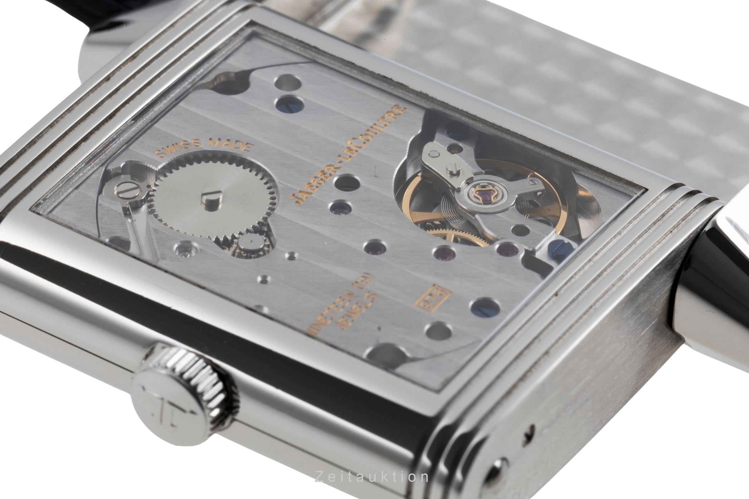 Jaeger LeCoultre Reverso acciaio carica manuale orologio da uomo Q3738420, 273.8.04  [2504735]