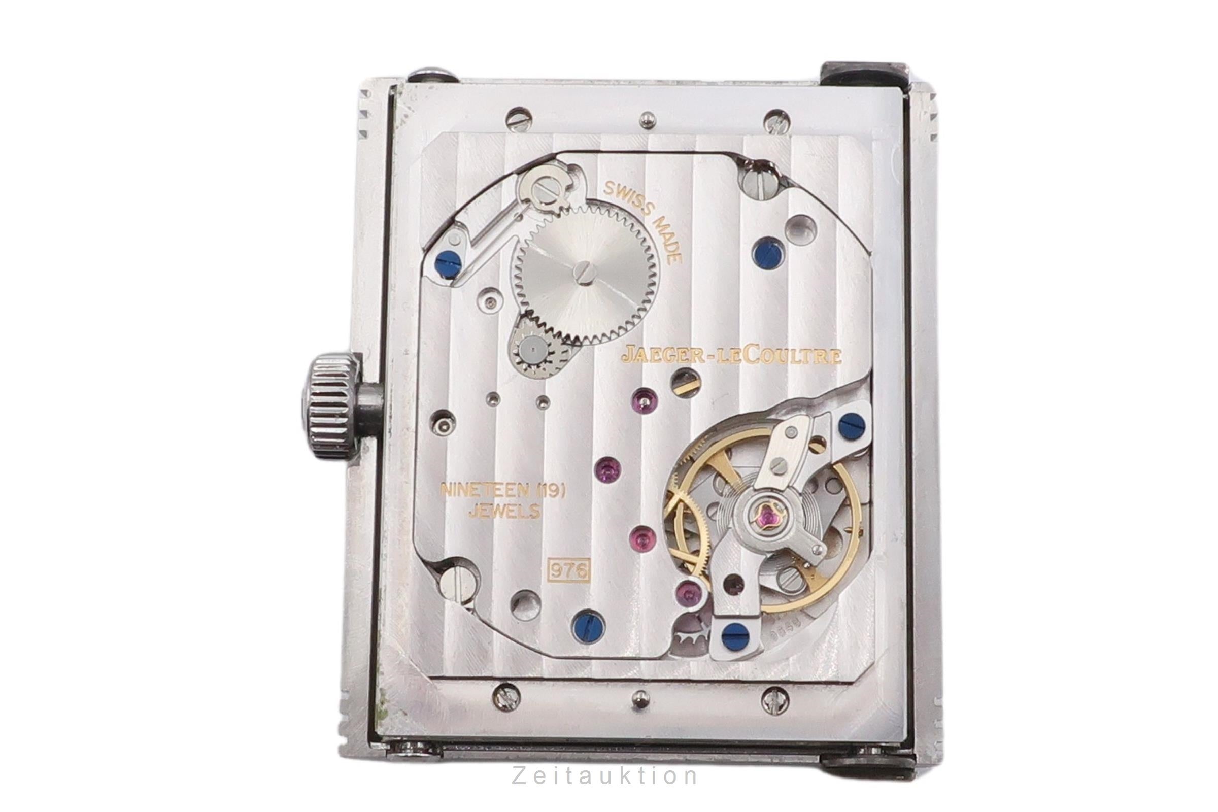 Jaeger LeCoultre Reverso acciaio carica manuale orologio da uomo Q3738420, 273.8.04  [2504735]