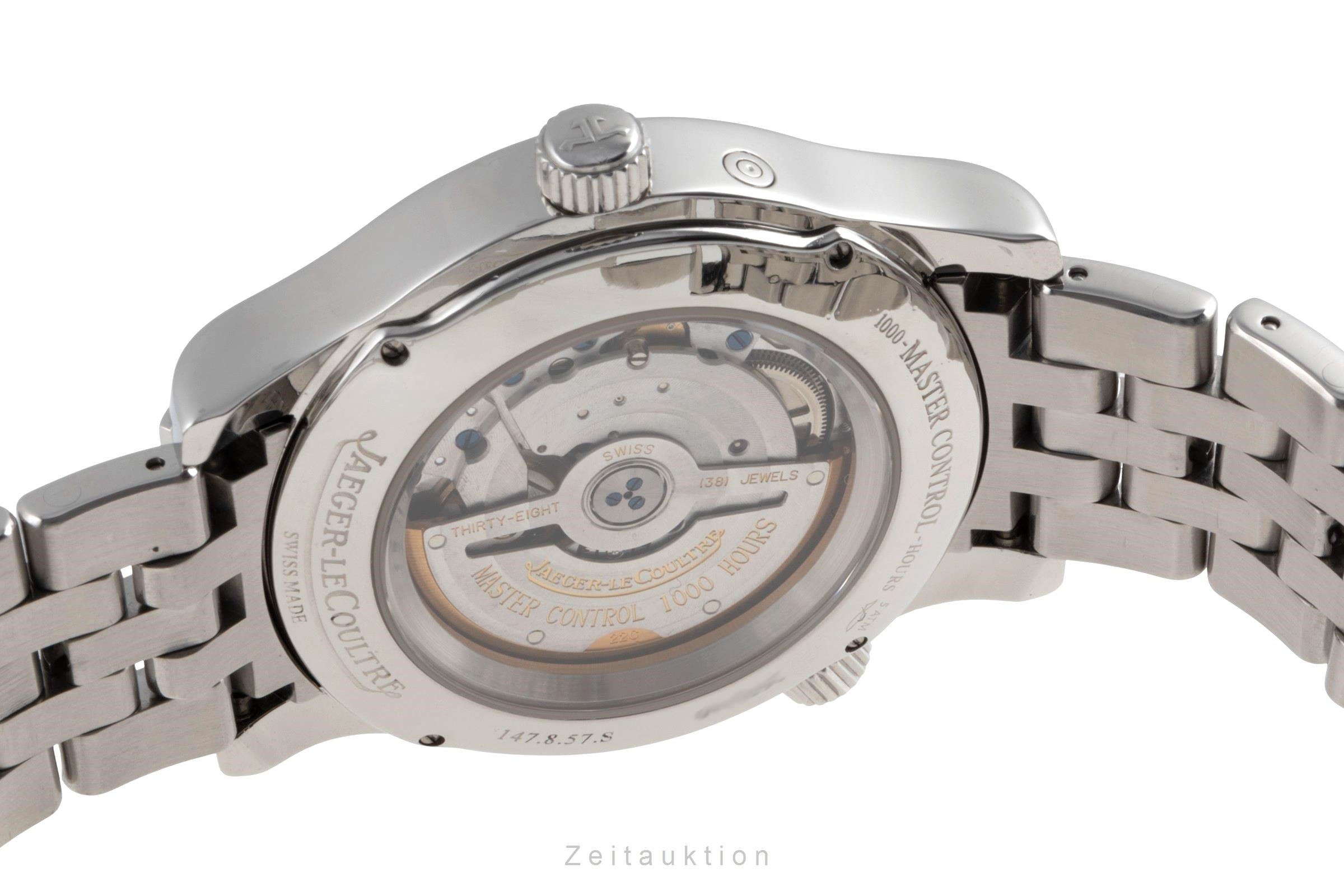 Jaeger LeCoultre Master Geographic acero automático reloj para caballeros Q1508120, 147.8.57.S  [2504736]