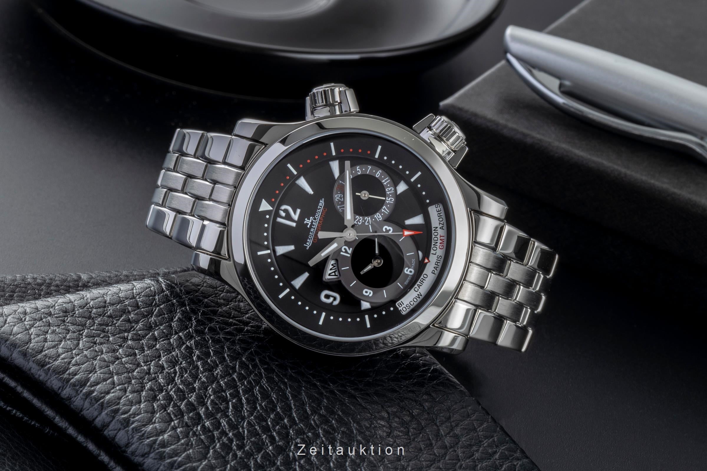 Jaeger LeCoultre Master Compressor acier automatique montre pour hommes Q1718170, 146.8.83/1  [2504737]