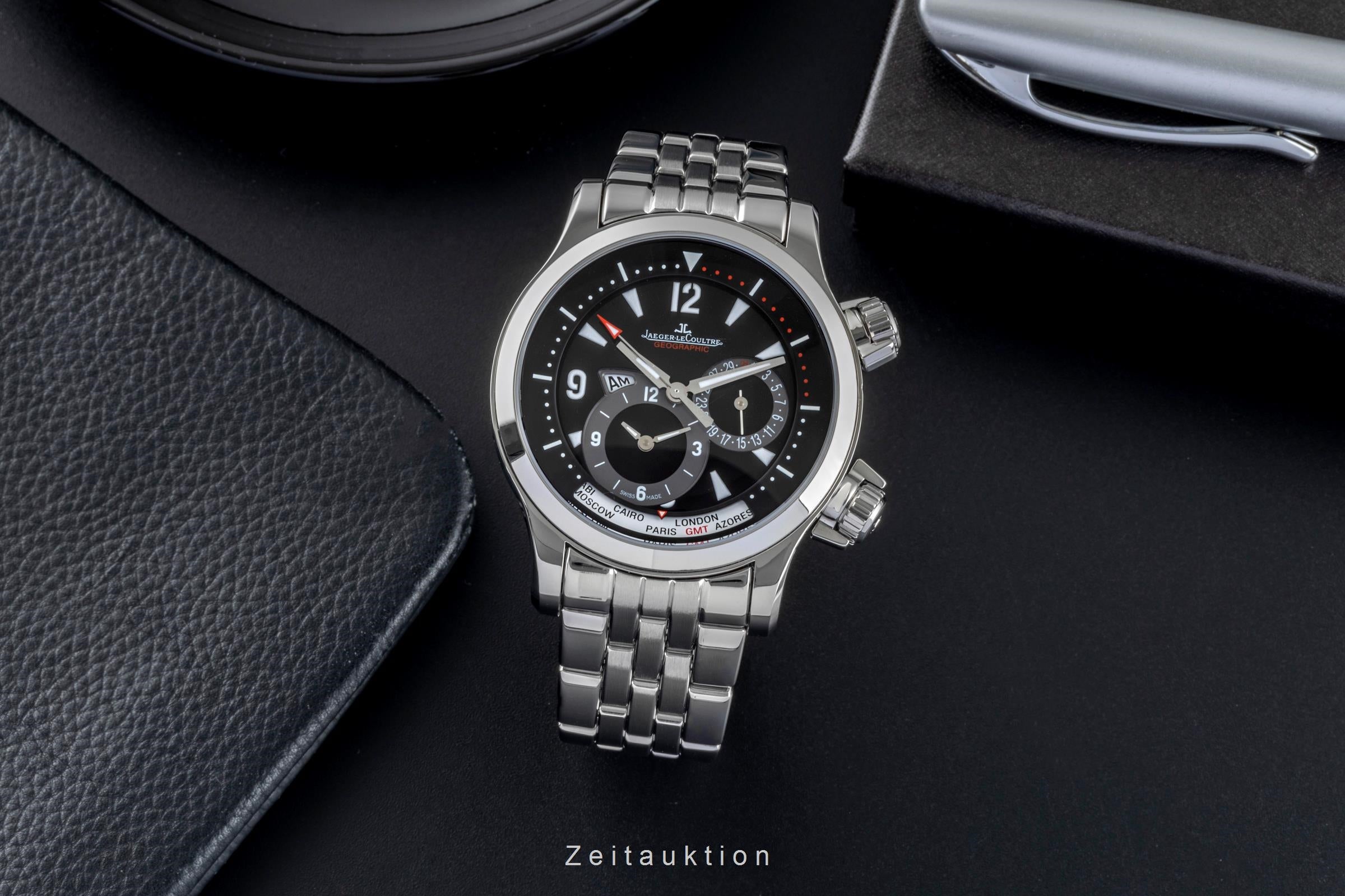 Jaeger LeCoultre Master Compressor acier automatique montre pour hommes Q1718170, 146.8.83/1  [2504737]