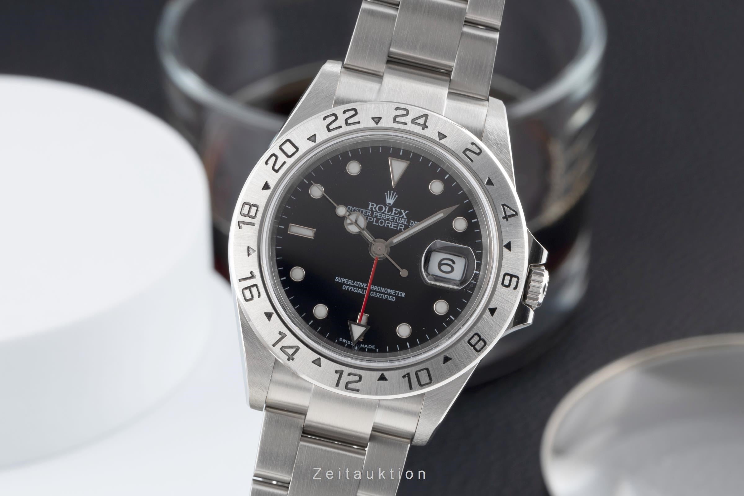 Rolex Explorer II steel automatic men's watch 16570T  [2504738]