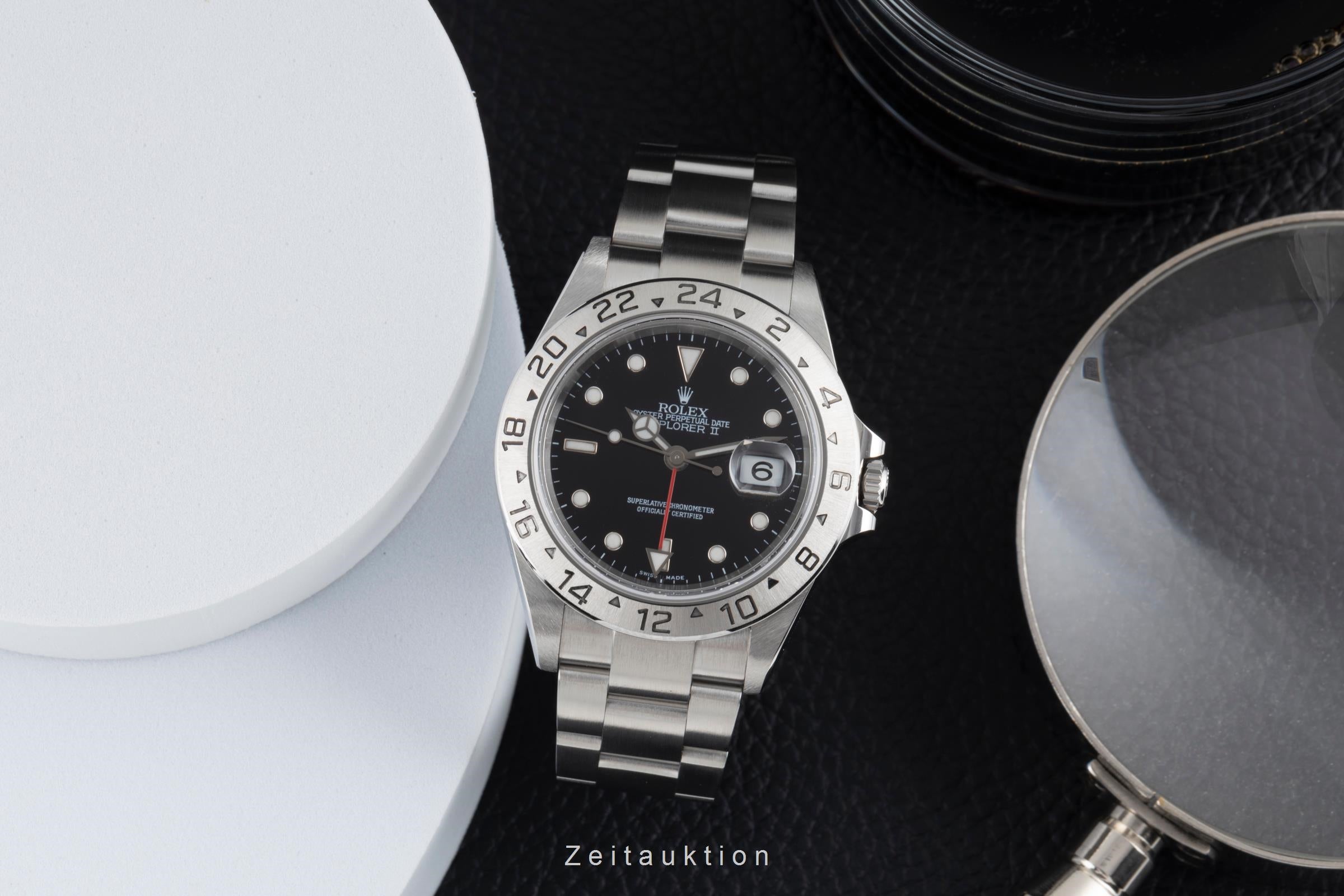 Rolex Explorer II steel automatic men's watch 16570T  [2504738]