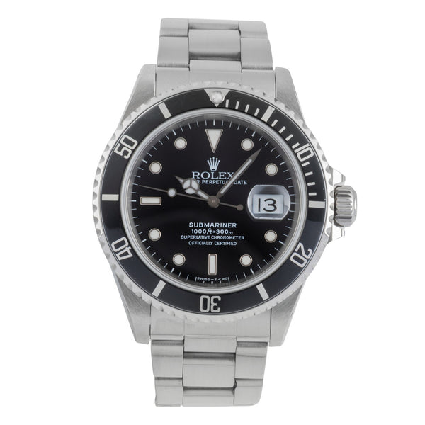 Rolex Submariner steel automatic men's watch 16610  [2504739]