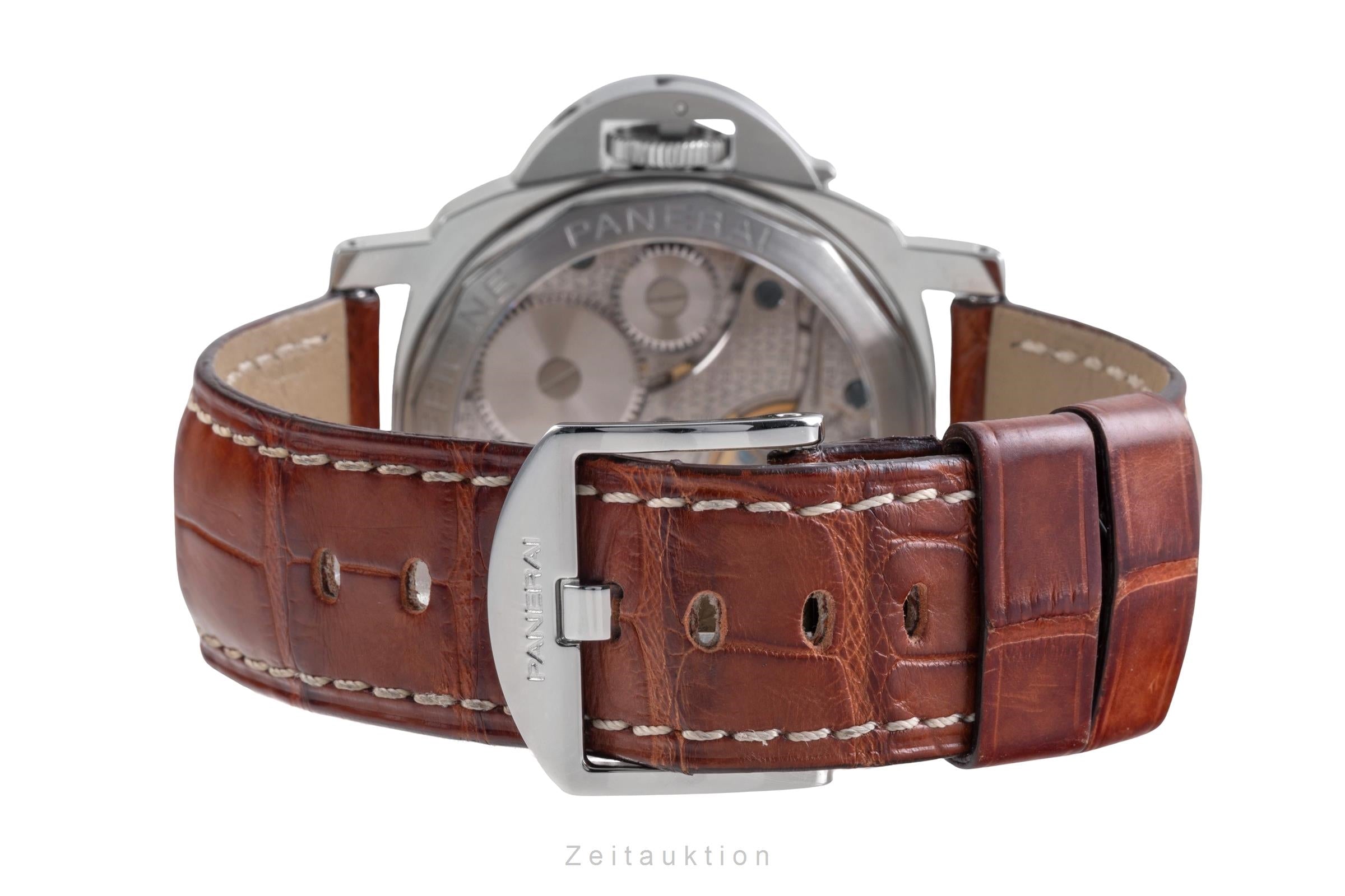 Panerai Luminor Marina acier à remontage manuel montre pour hommes PAM00113 LP: 6200EUR  [2504742]