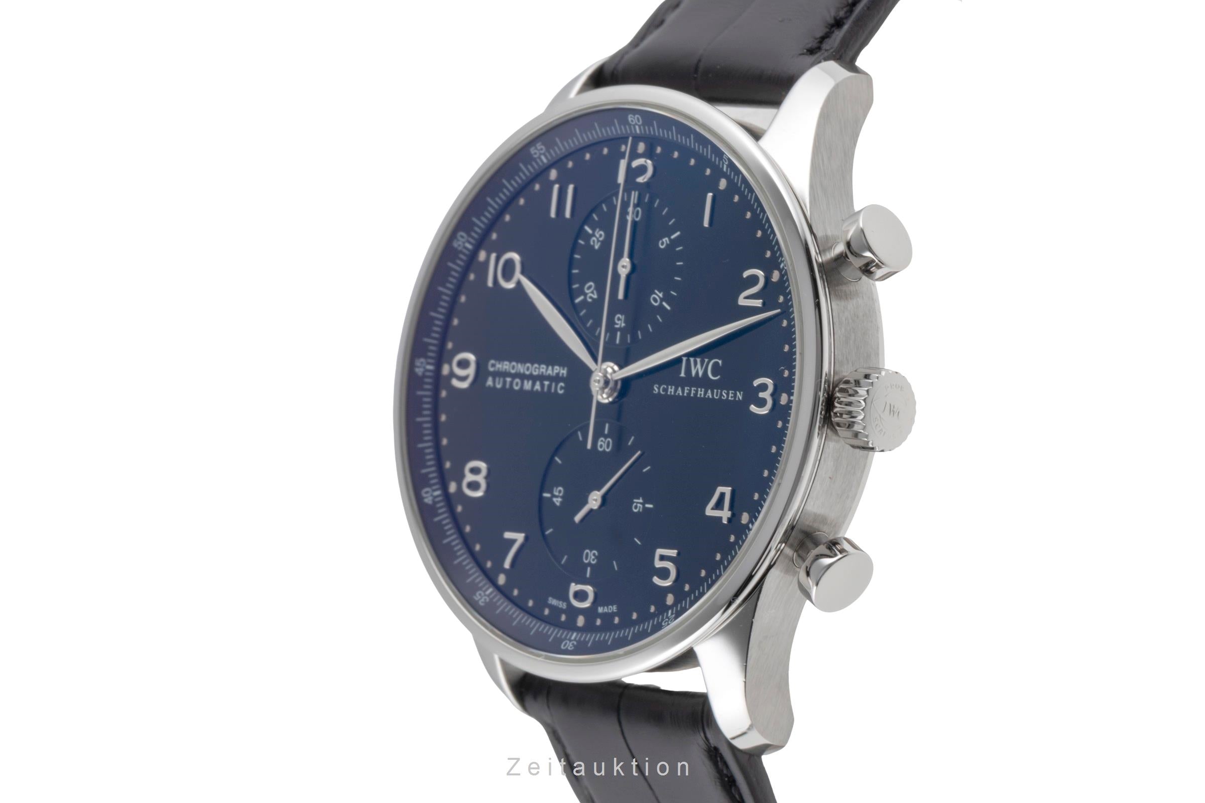 IWC Portugieser chronograph steel automatic men's watch IW371447 LP: 9100EUR  [2504743]