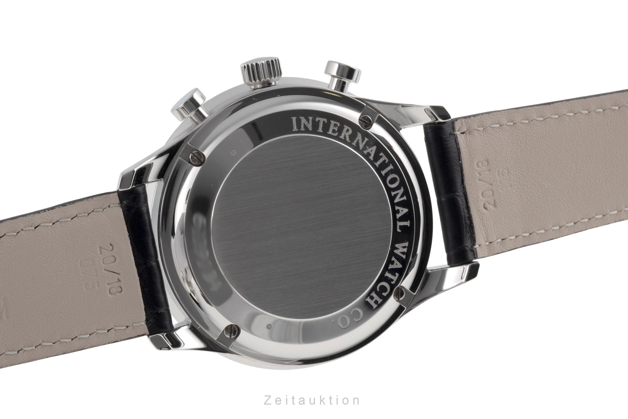 IWC Portugieser chronograph steel automatic men's watch IW371447 LP: 9100EUR  [2504743]