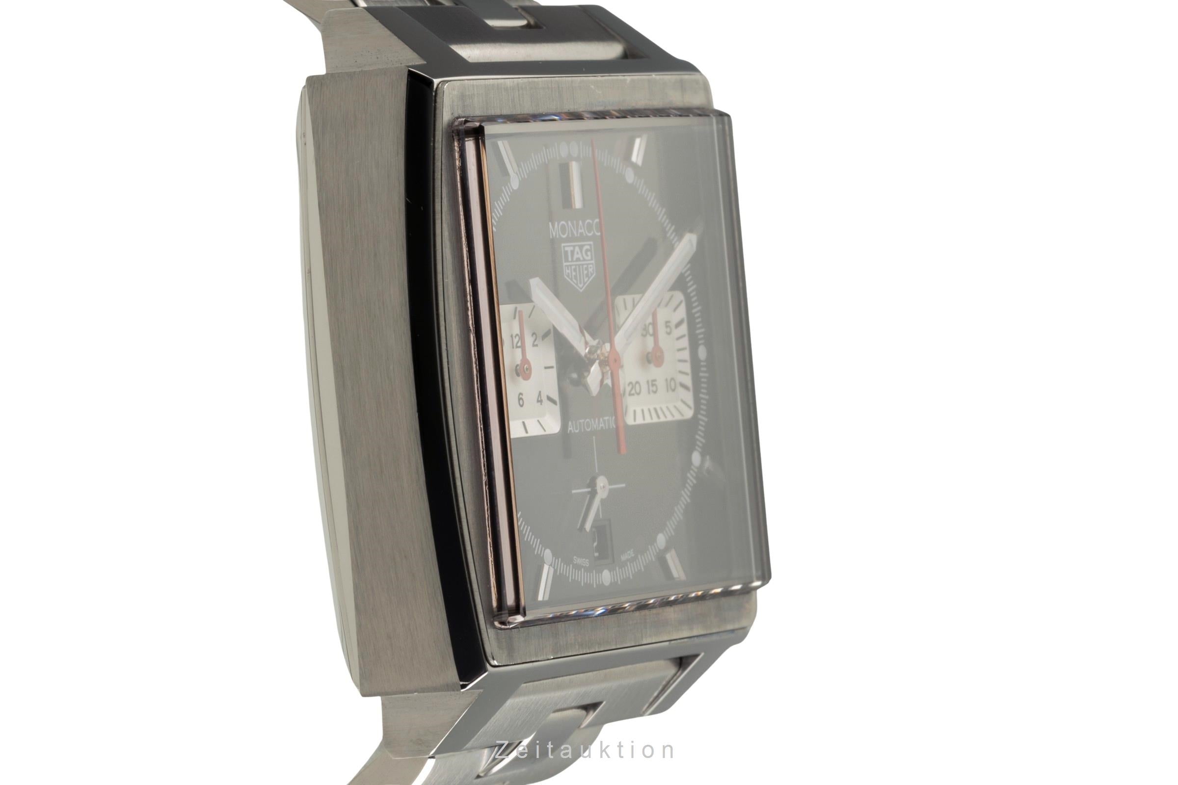 Tag Heuer Monaco chronographe acier automatique montre pour hommes CBL2113.BA0644 LP: 7800EUR  [2504744]