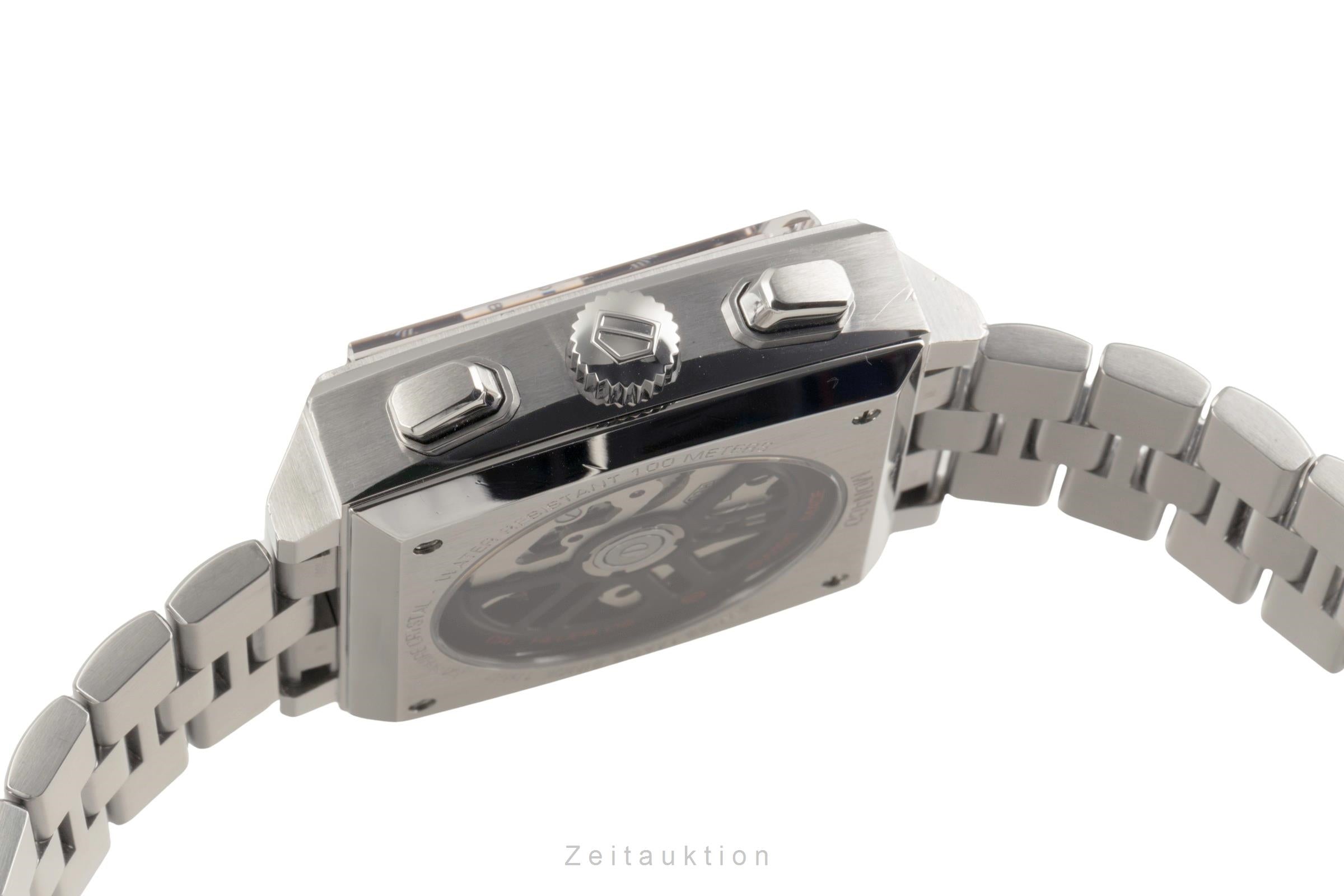 Tag Heuer Monaco chronographe acier automatique montre pour hommes CBL2113.BA0644 LP: 7800EUR  [2504744]