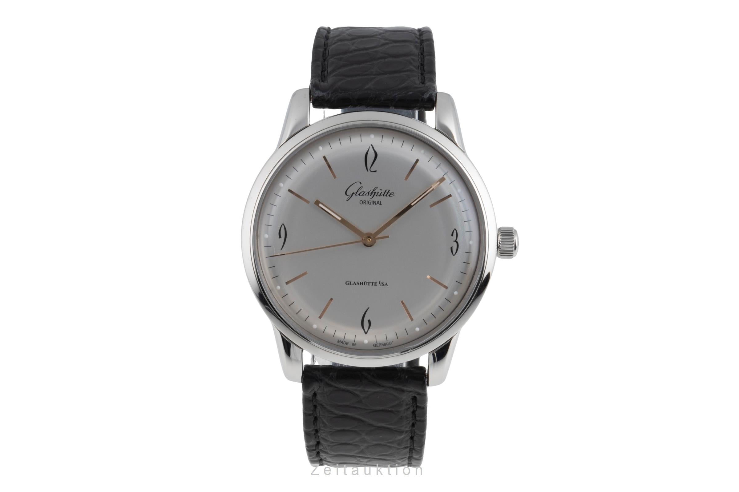 Glashütte Sixties acciaio automatismo orologio da uomo 1-39-52-01-02-04 LP: 7100EUR  [2504746]