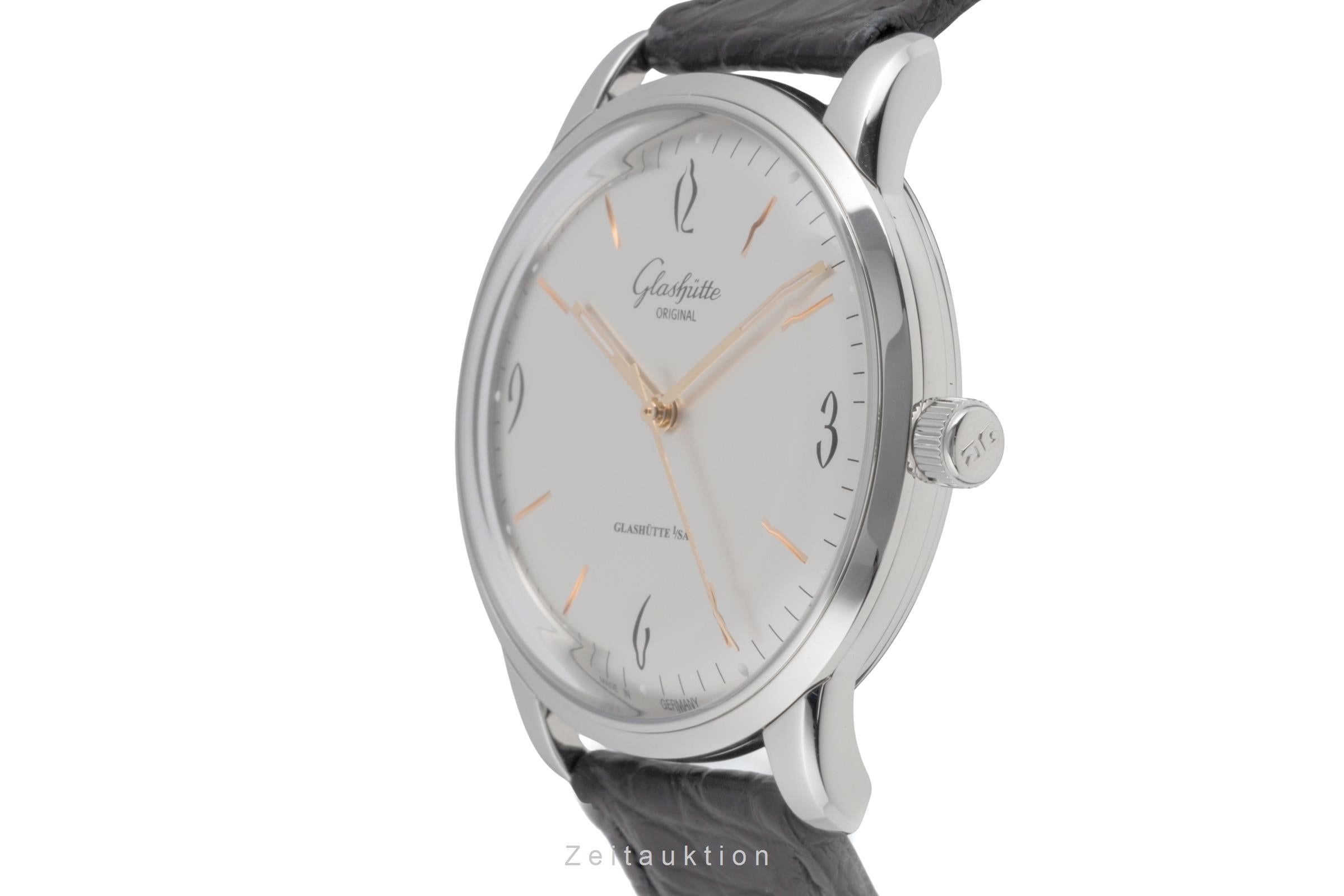 Glashütte Sixties acciaio automatismo orologio da uomo 1-39-52-01-02-04 LP: 7100EUR  [2504746]