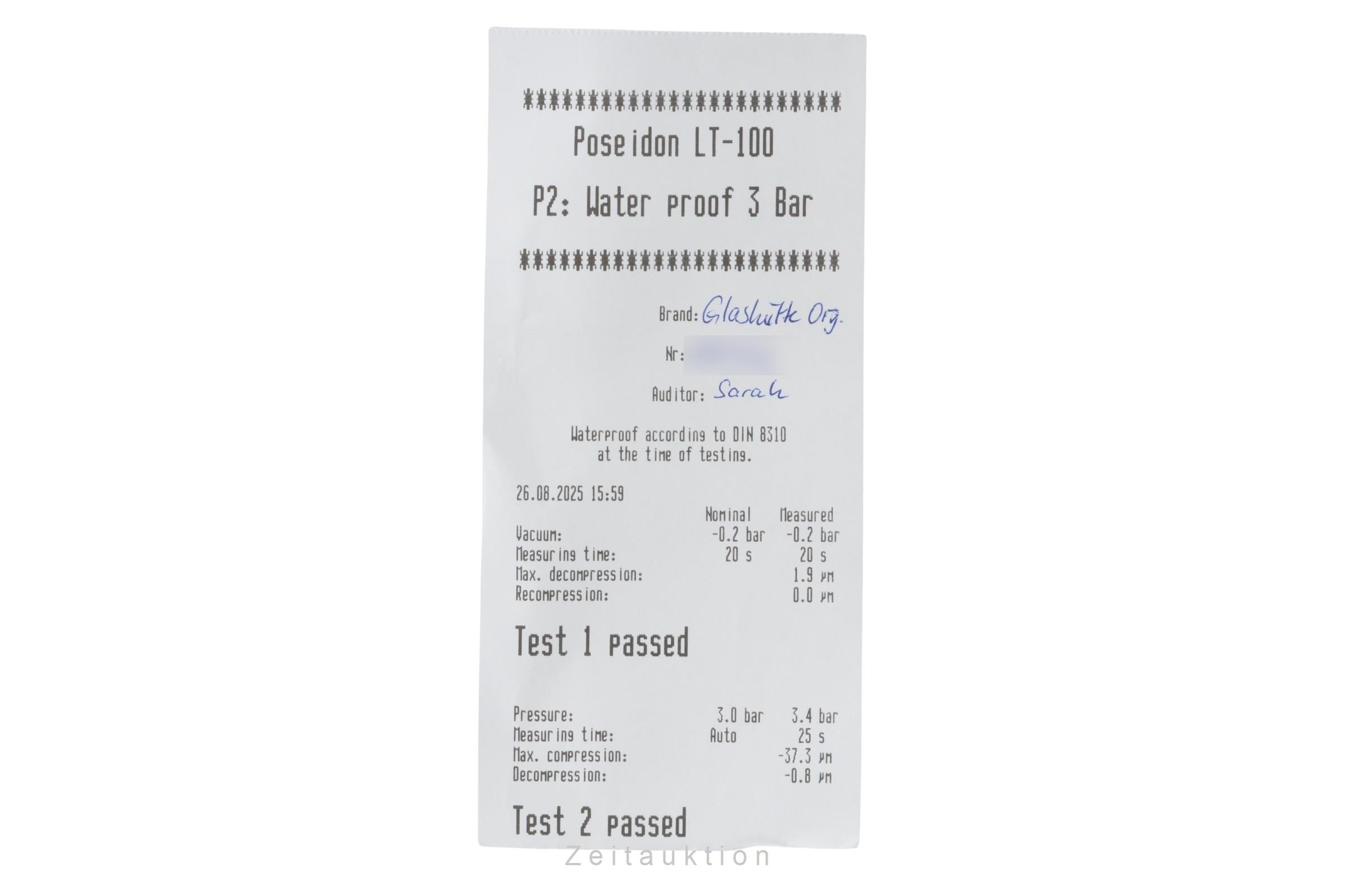 Glashütte Sixties acciaio automatismo orologio da uomo 1-39-52-01-02-04 LP: 7100EUR  [2504746]