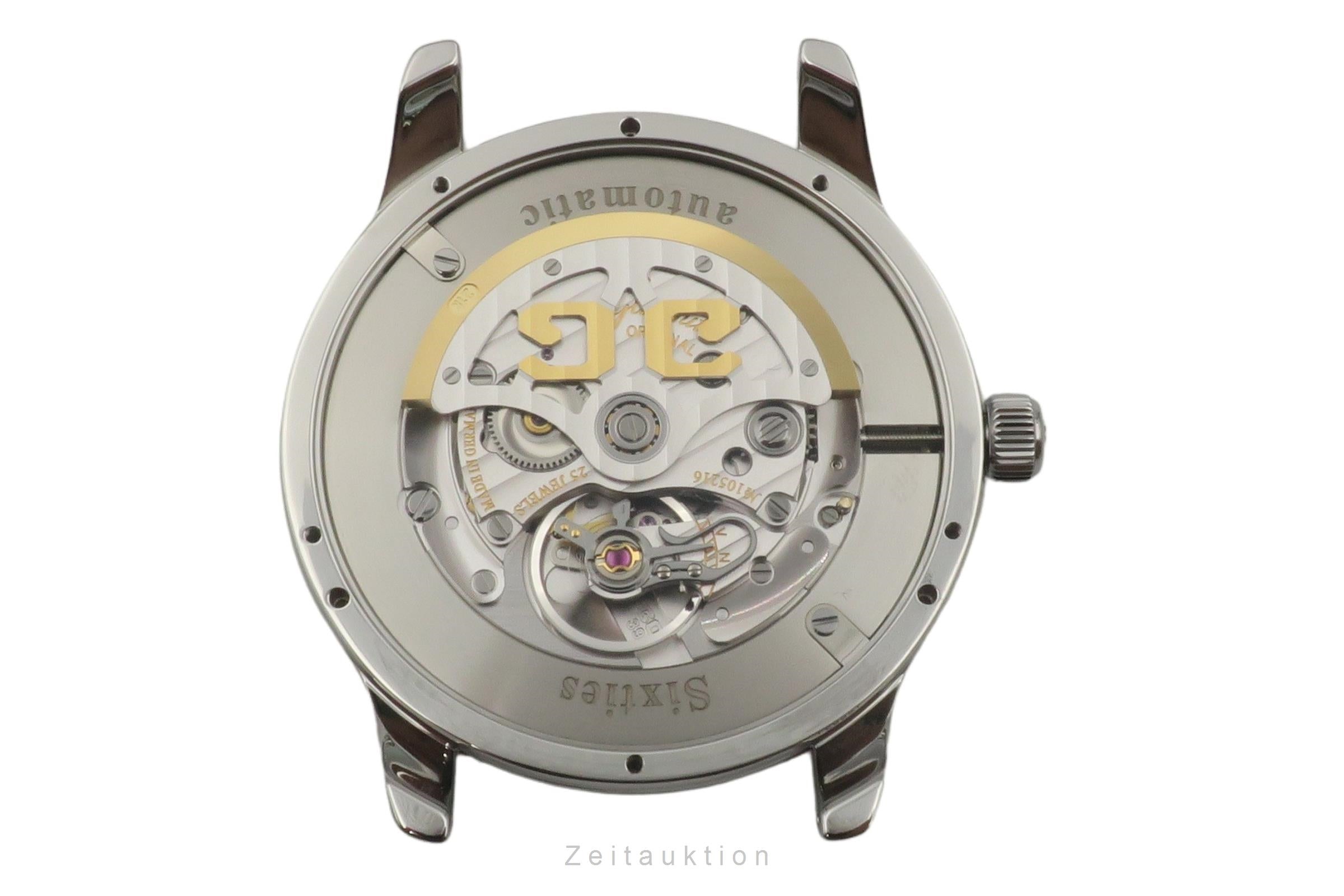 Glashütte Sixties acciaio automatismo orologio da uomo 1-39-52-01-02-04 LP: 7100EUR  [2504746]