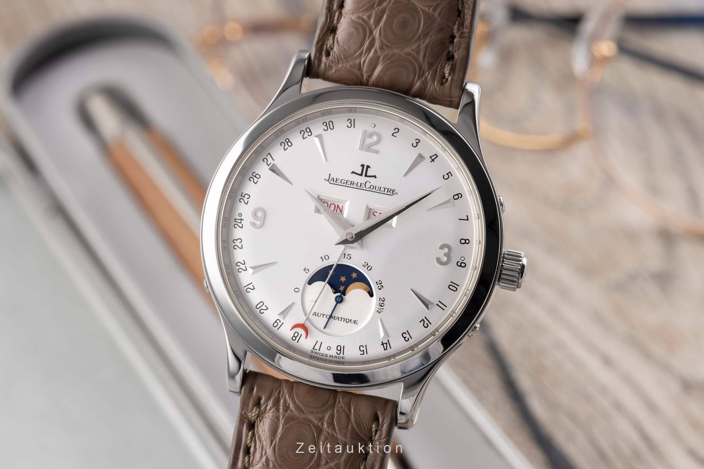 Jaeger LeCoultre Master Calendar acero automático reloj para caballeros Q143842D ,140.8.98.S  [2504747]
