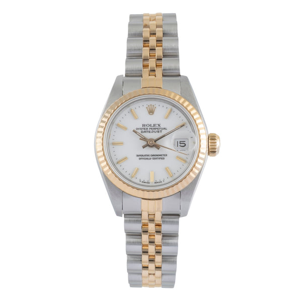 Rolex Lady Datejust acero / oro automático reloj para damas  69173  [2504748]