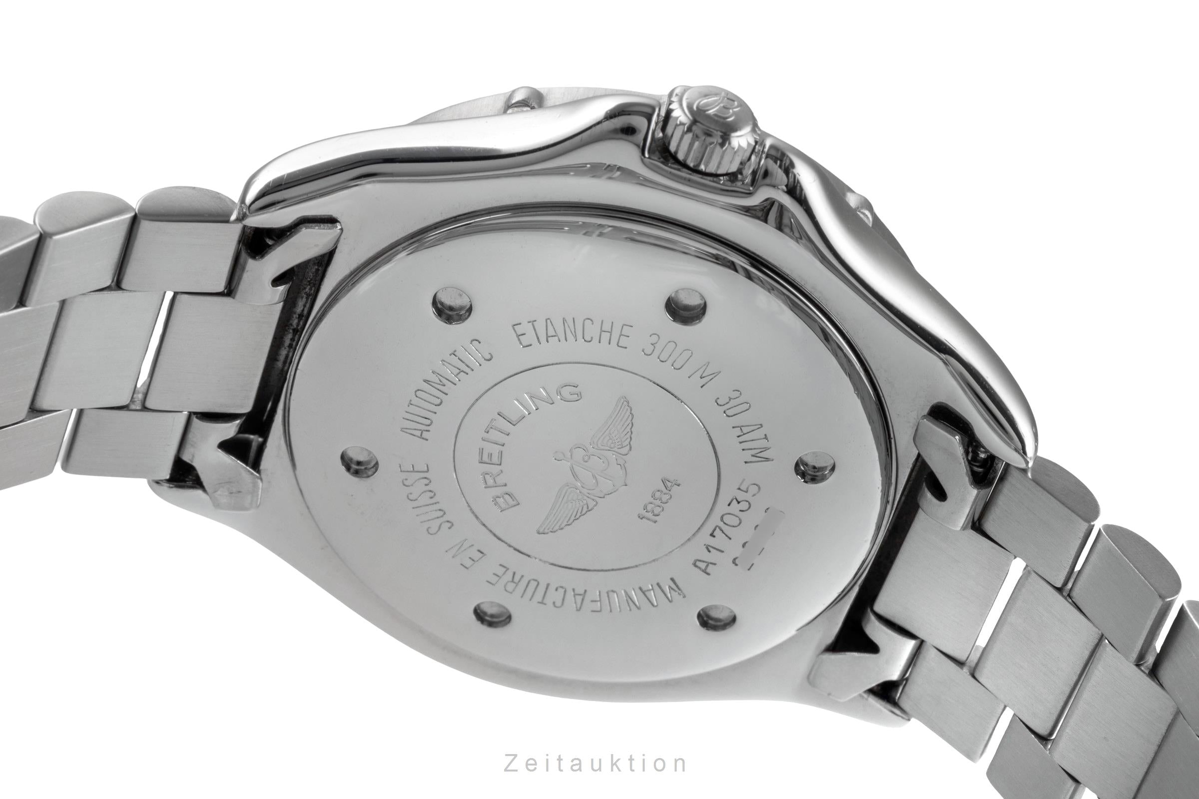 Breitling Colt 300M Automatik Datum Edelstahl Herrenuhr Ref. A17035  [2504749]