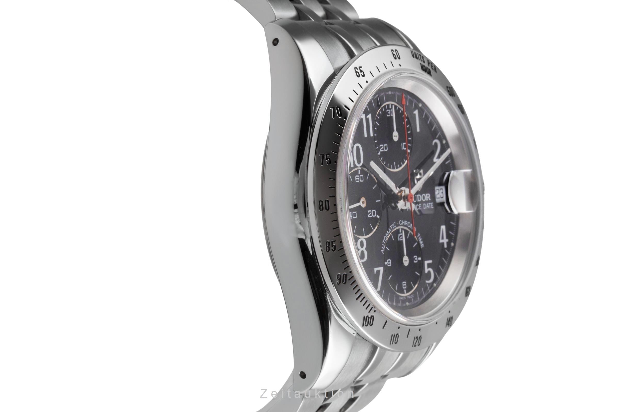 Tudor Prince Date chronographe acier automatique montre pour hommes 79280P  [2504751]