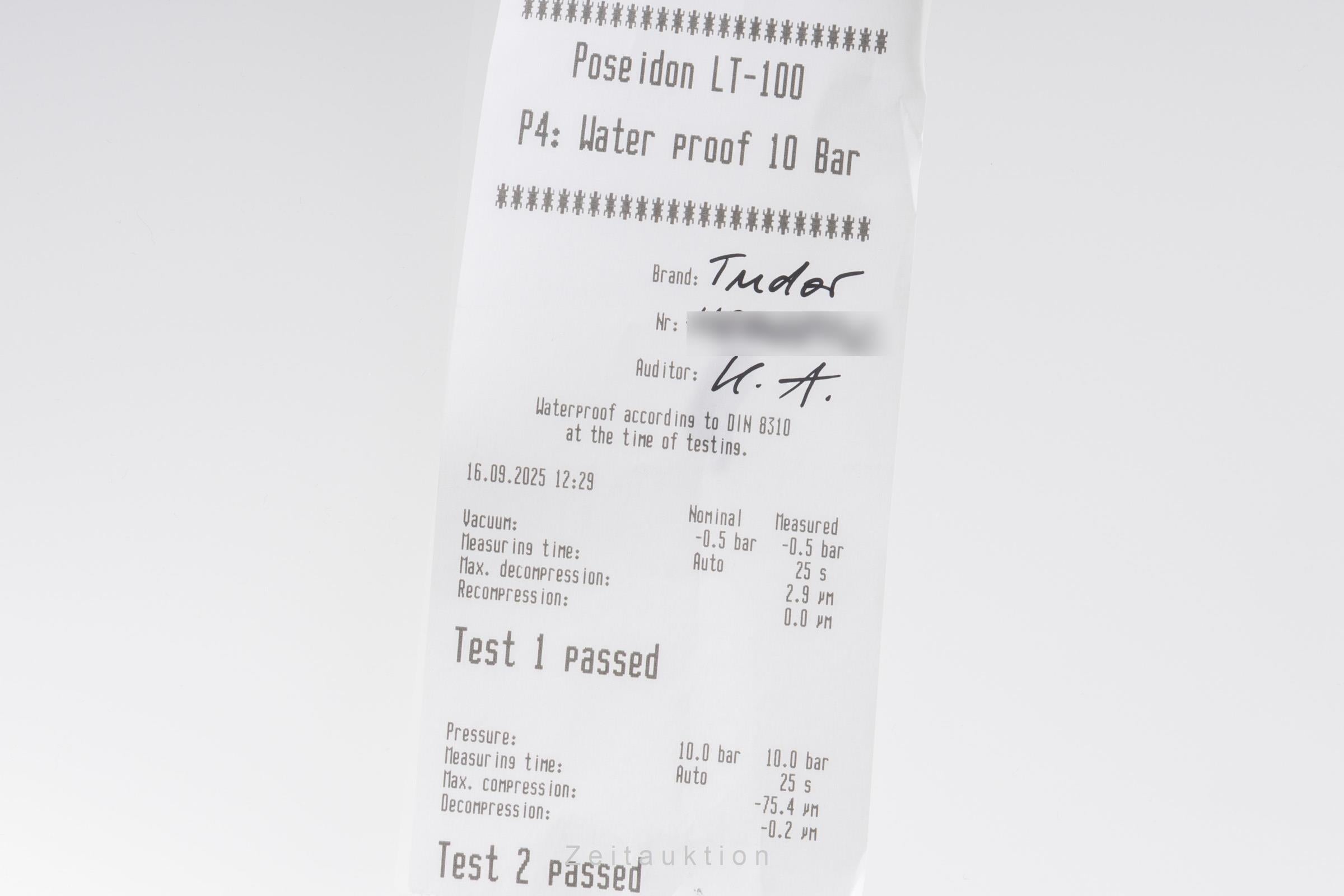 Tudor Prince Date chronographe acier automatique montre pour hommes 79280P  [2504751]