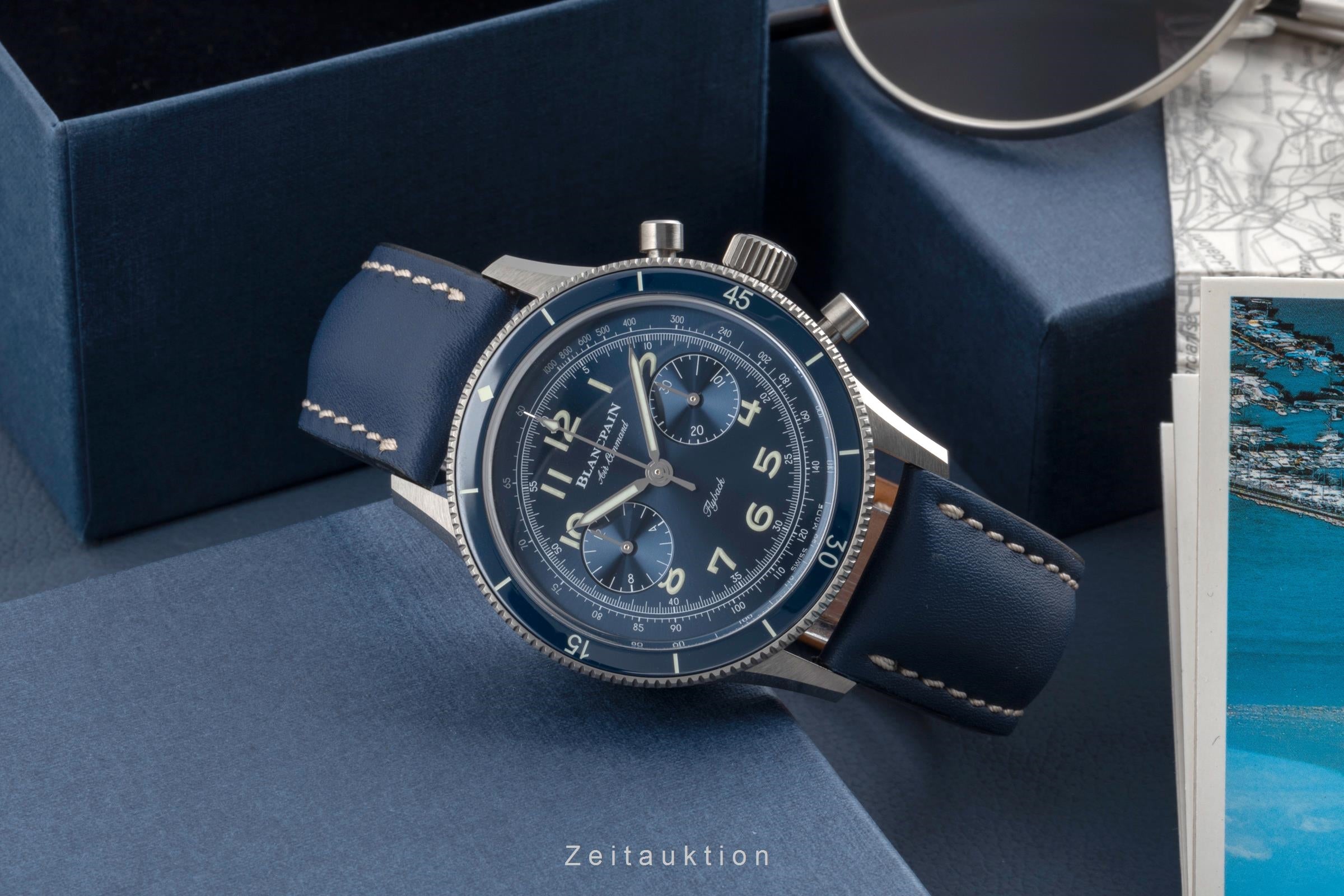Blancpain Air Command chronograph titanium automatic men's watch AC02-12B40-63B LP: 22050EUR  [2504752]
