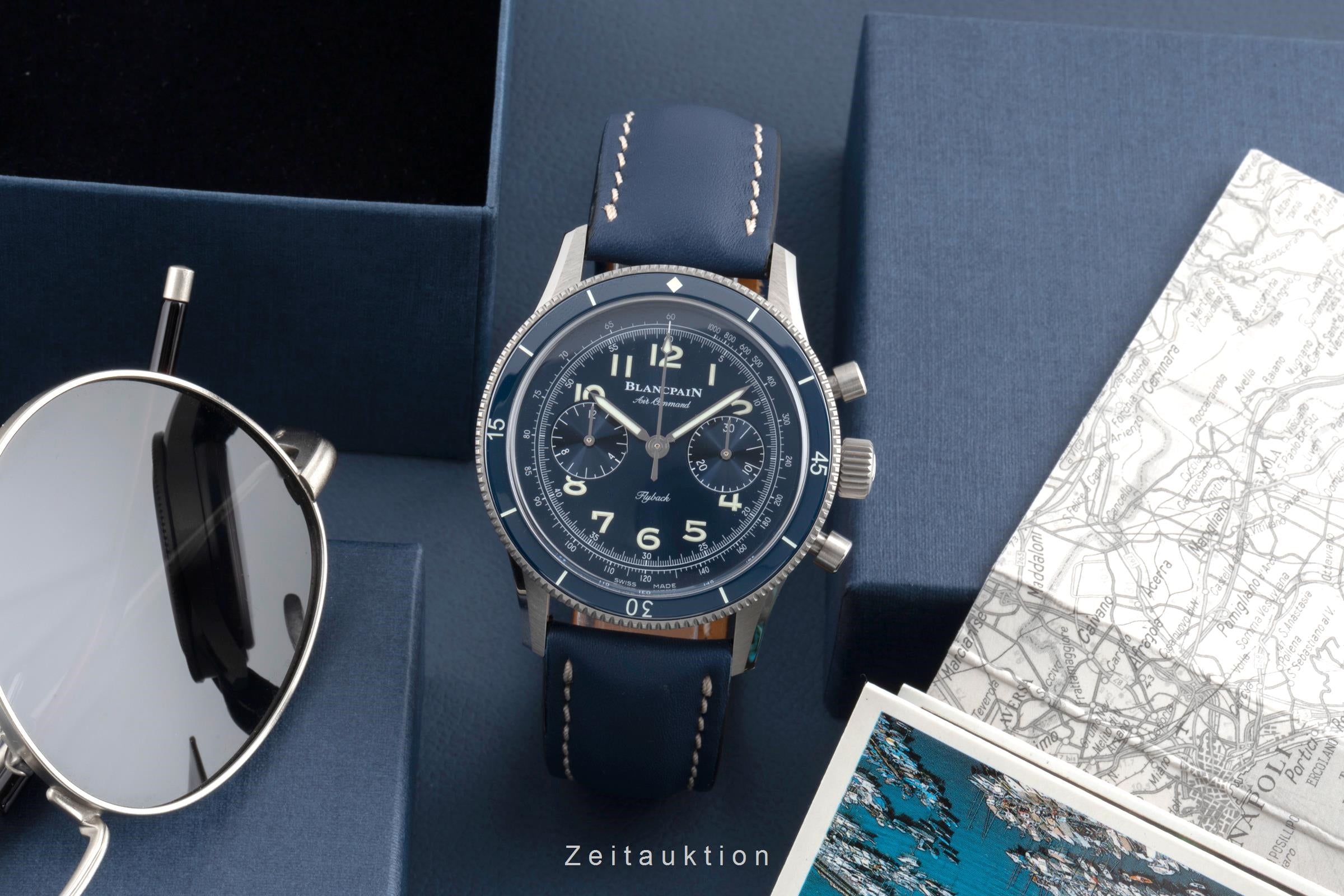 Blancpain Air Command chronograph titanium automatic men's watch AC02-12B40-63B LP: 22050EUR  [2504752]