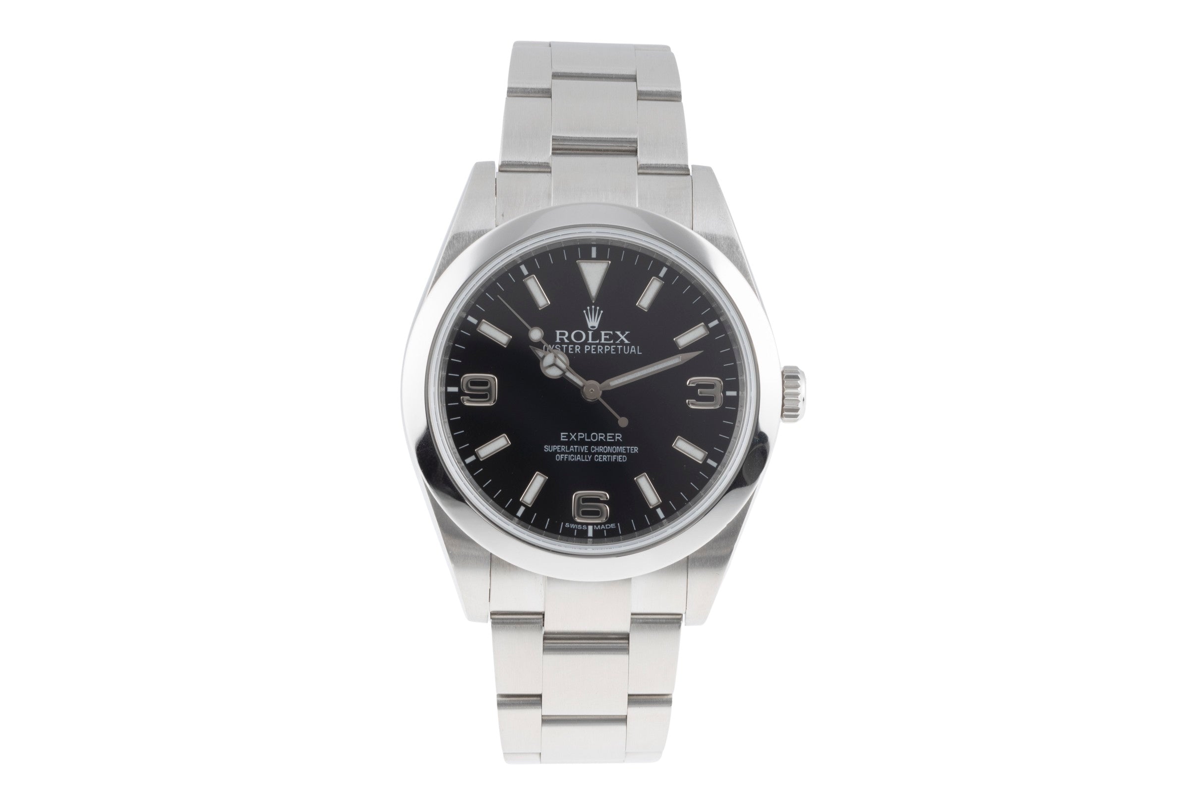 Rolex Explorer steel automatic men's watch 214270  [2504753]
