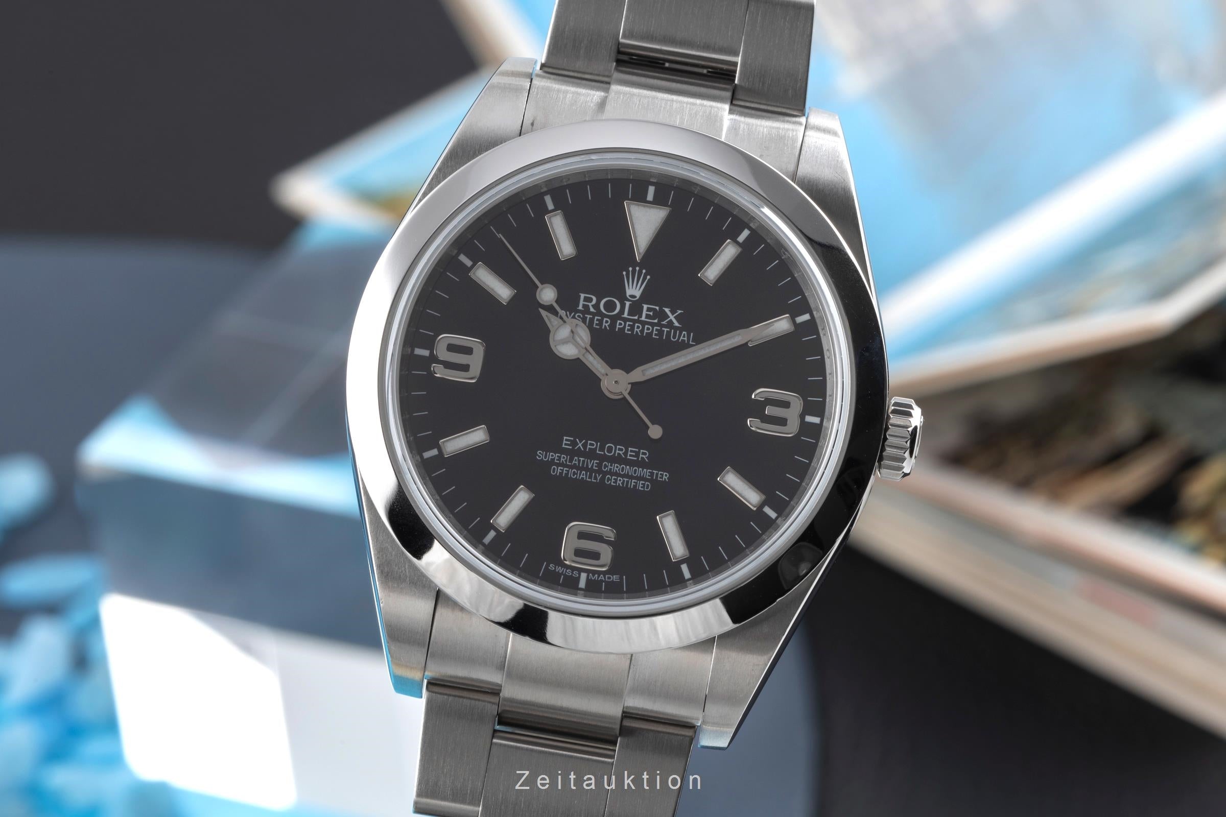 Rolex Explorer steel automatic men's watch 214270  [2504753]