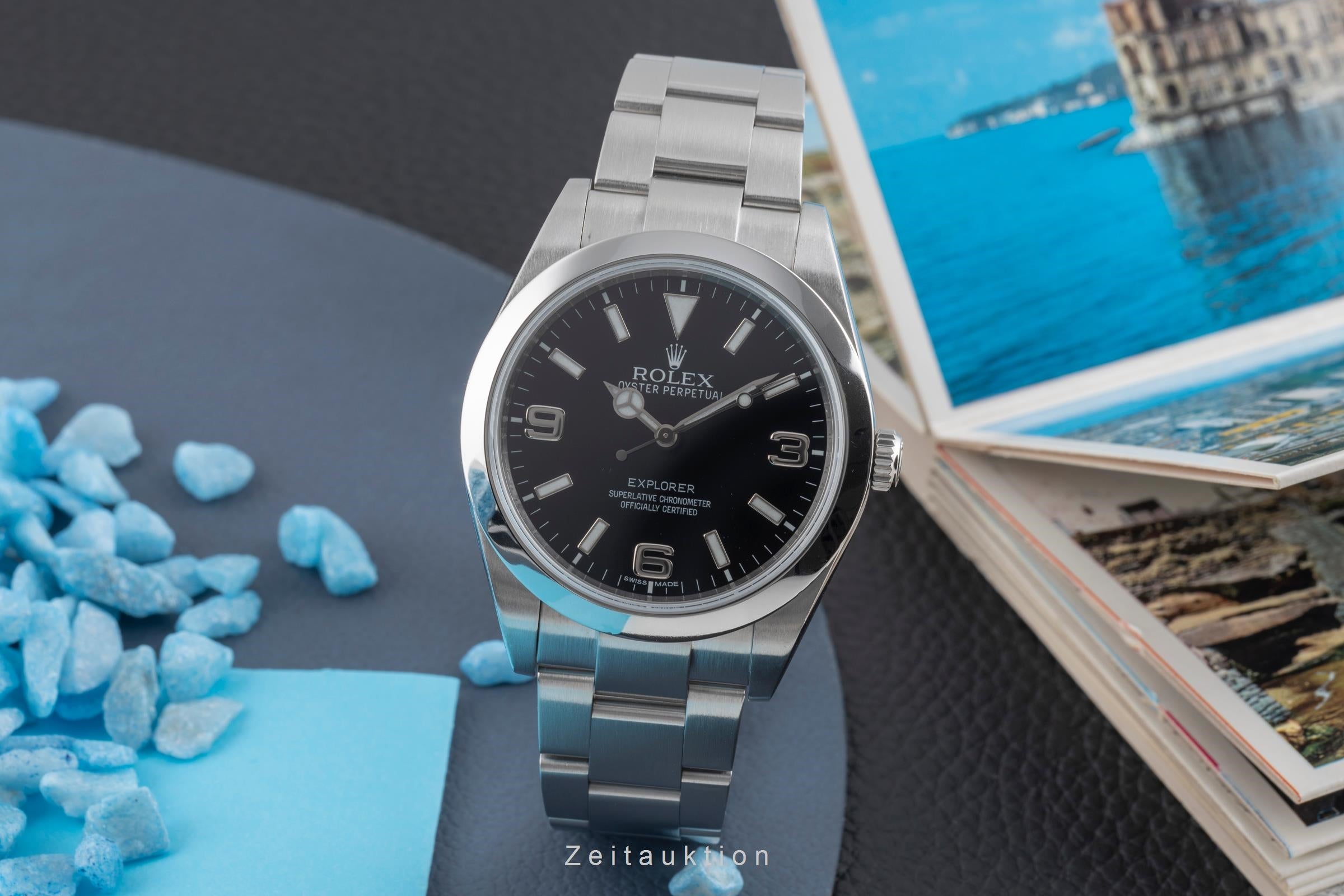 Rolex Explorer steel automatic men's watch 214270  [2504753]