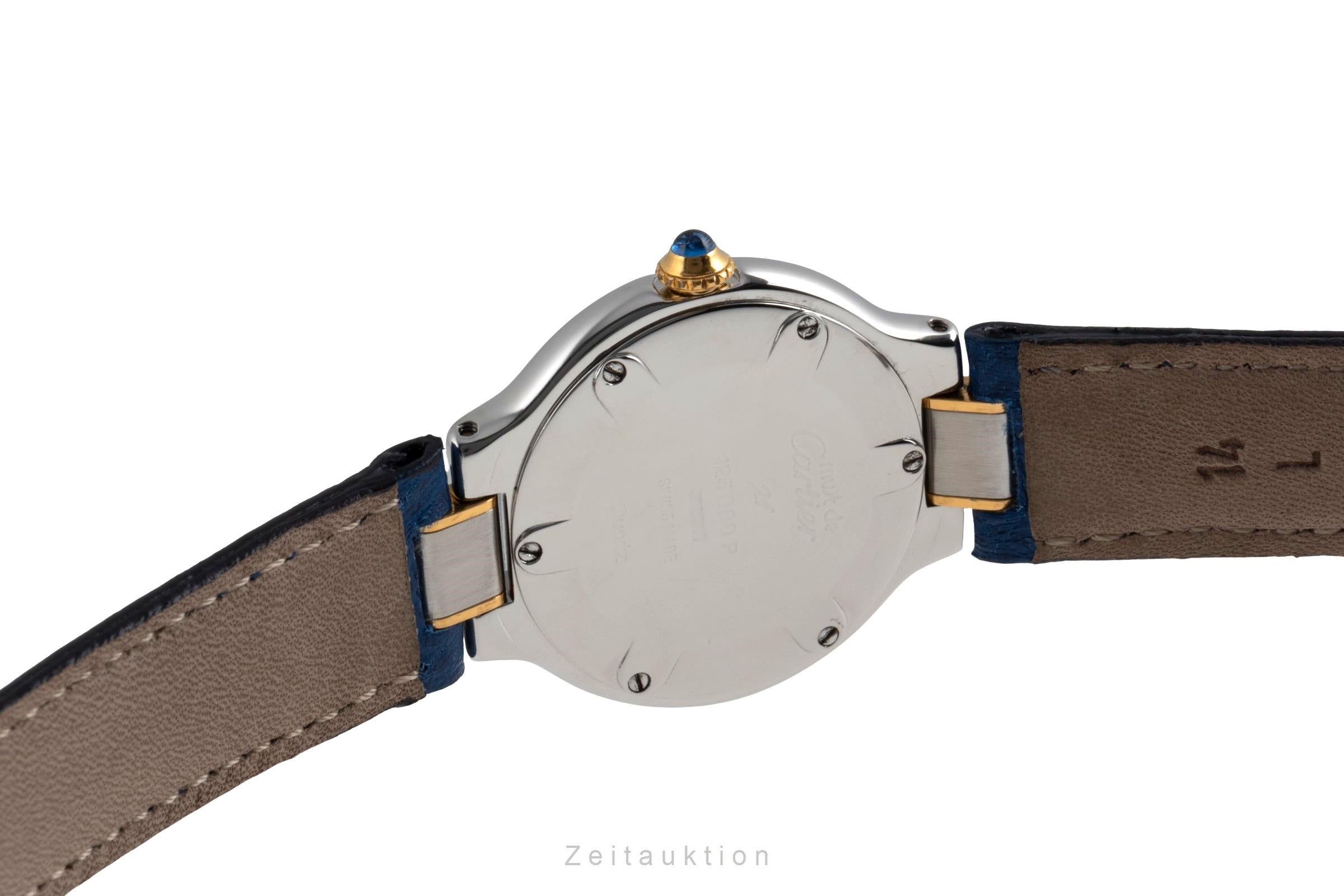 Cartier Must De Cartier 21 acero / banado en oro cuarzo reloj para damas  W10051F4  [2504757]