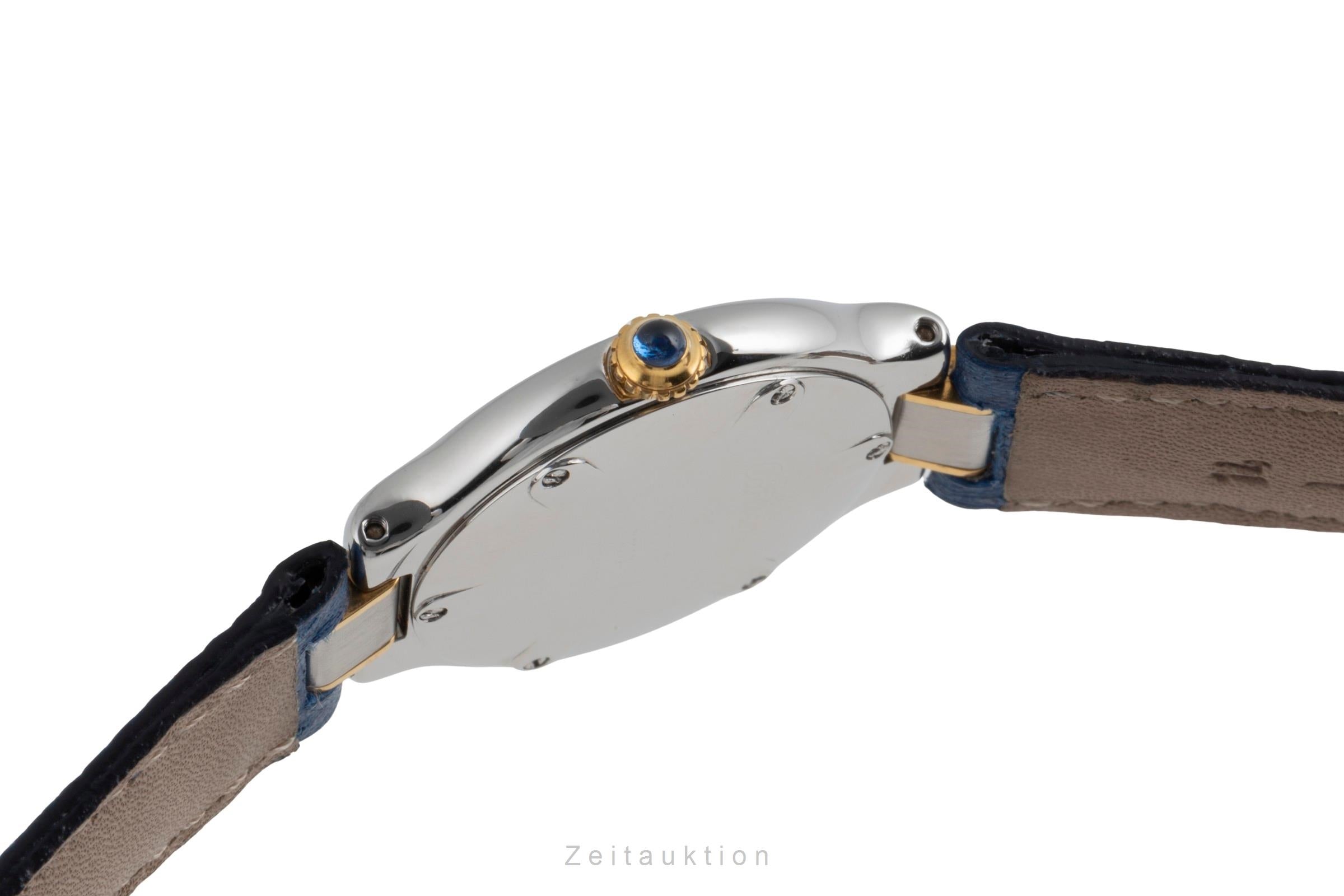 Cartier Must De Cartier 21 acero / banado en oro cuarzo reloj para damas  W10051F4  [2504757]