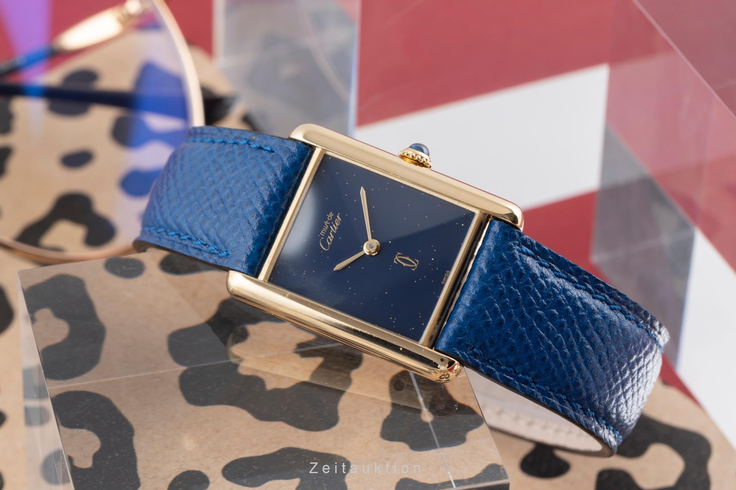 Cartier Tank silver-gilt manual winding unisex 6  [2504758]