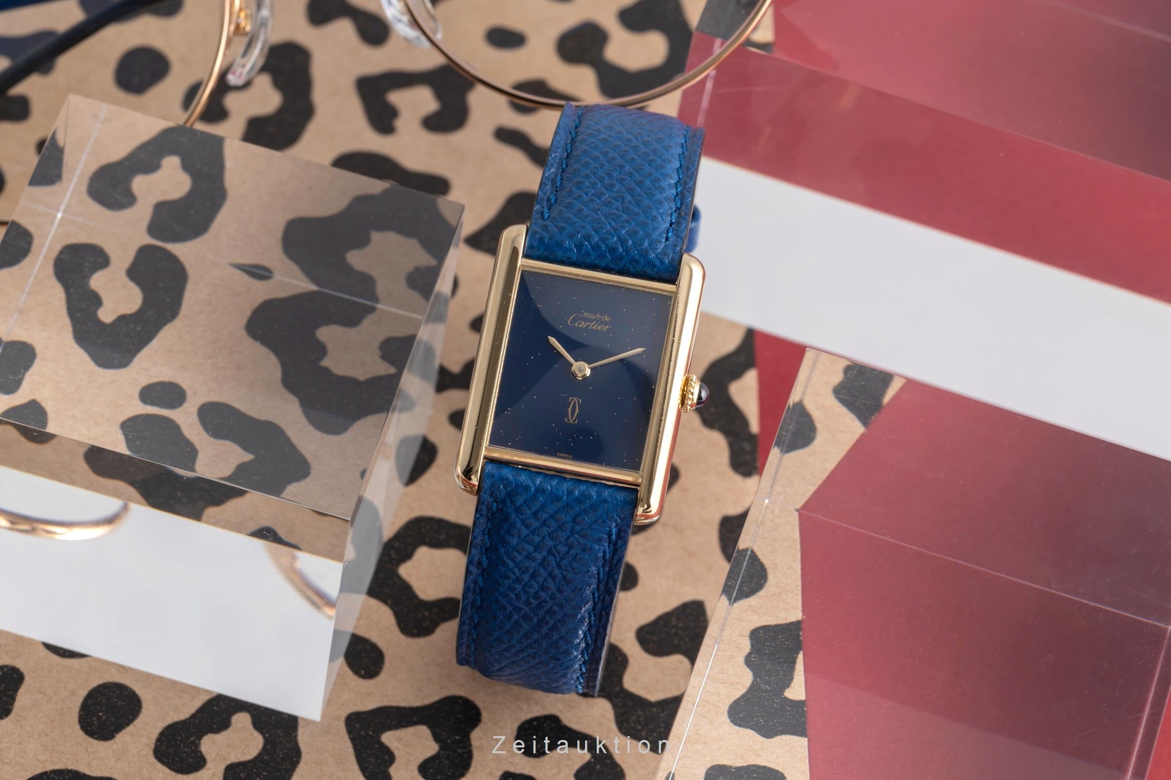 Cartier Tank silver-gilt manual winding unisex 6  [2504758]