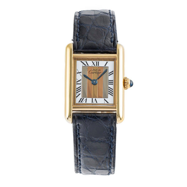 Cartier Tank argent doré quartz montre pour femmes 5057001  [2504759]