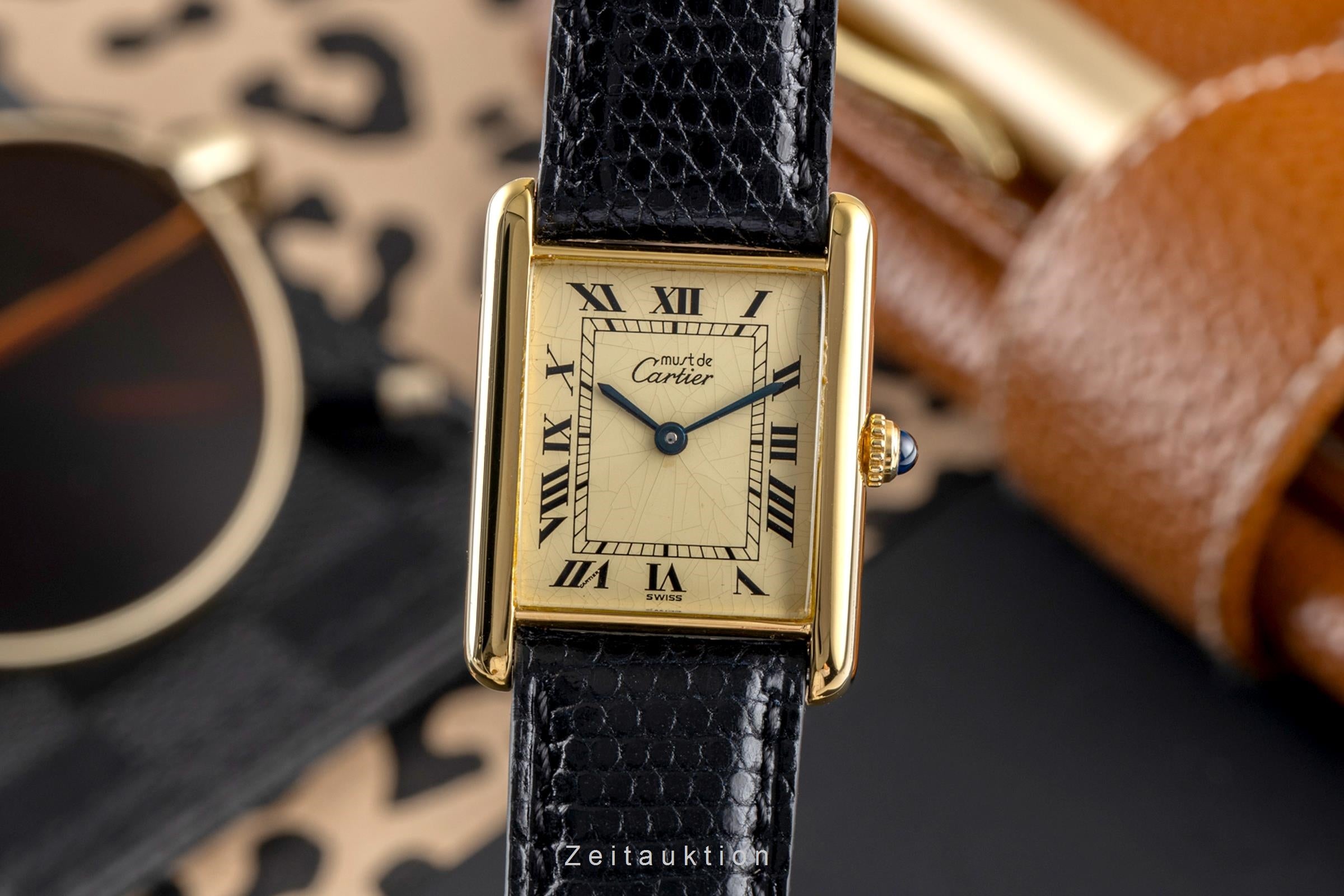 Cartier Tank argent doré quartz Kal. 690 Ref. 681006, 83918253