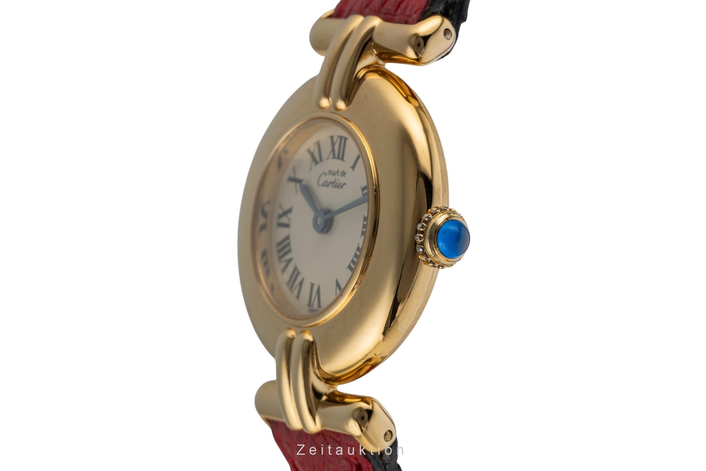 Cartier Colisée must de Cartier Vermeil "Ivory Roman Dial" Damenuhr Ref. 590002 [2504761]