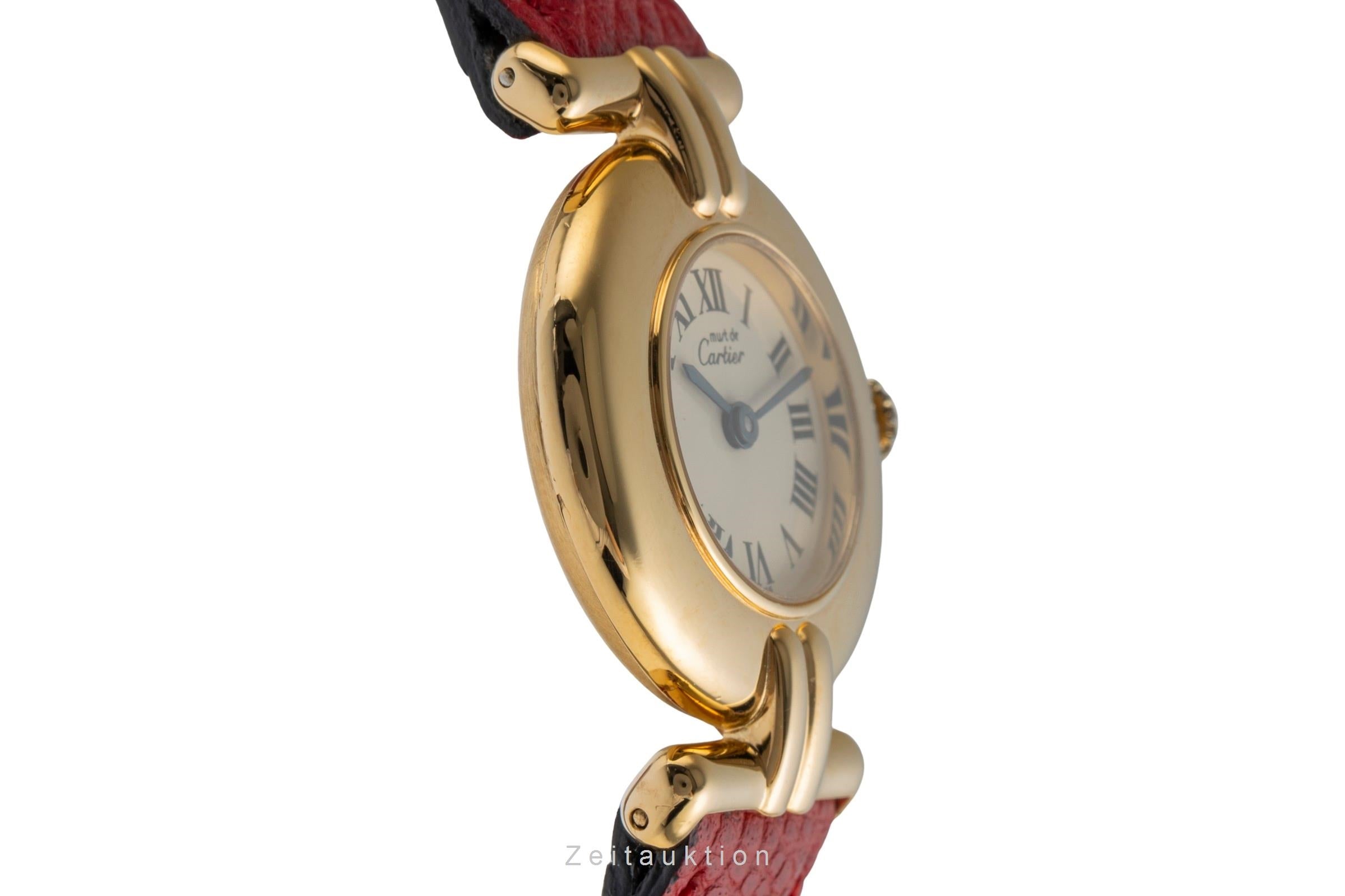 Cartier Colisée must de Cartier Vermeil "Ivory Roman Dial" Damenuhr Ref. 590002 [2504761]