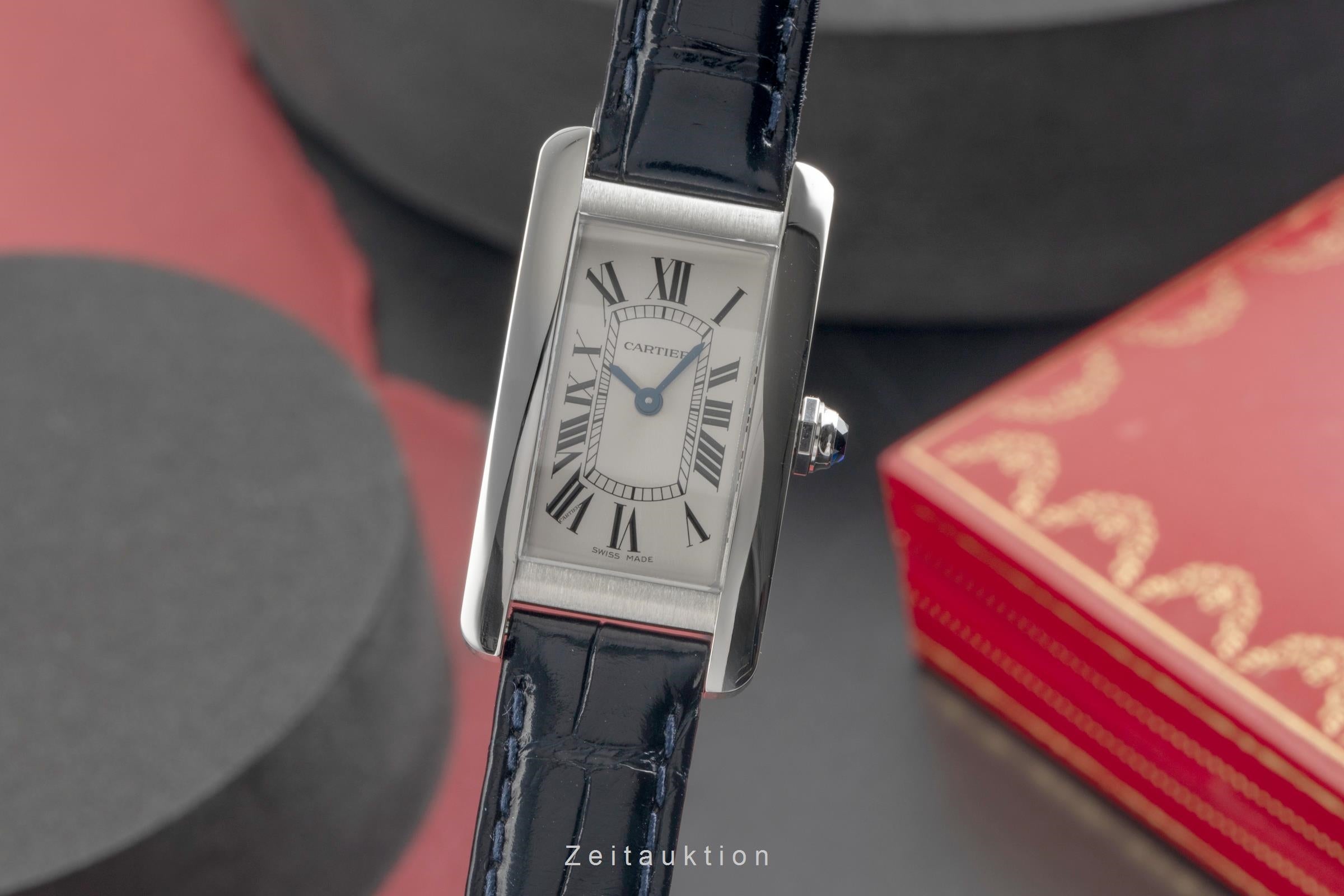 Cartier Tank Américaine acier quartz montre pour femmes WSTA0043, 4274 LP: 4550EUR  [2504763]
