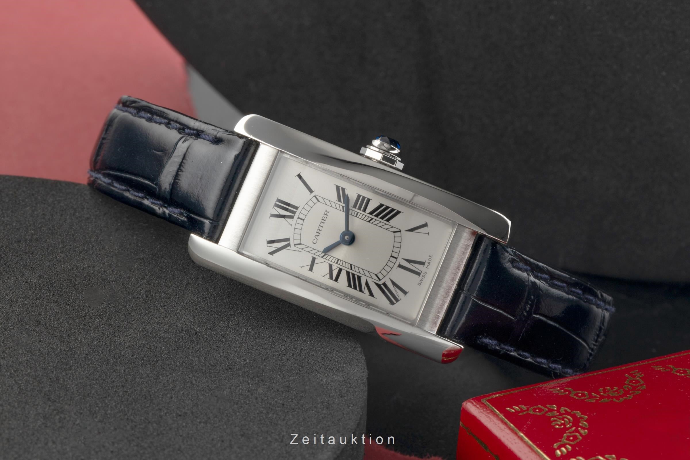 Cartier Tank Américaine acciaio quarzo orologio da donna WSTA0043, 4274 LP: 4550EUR  [2504763]