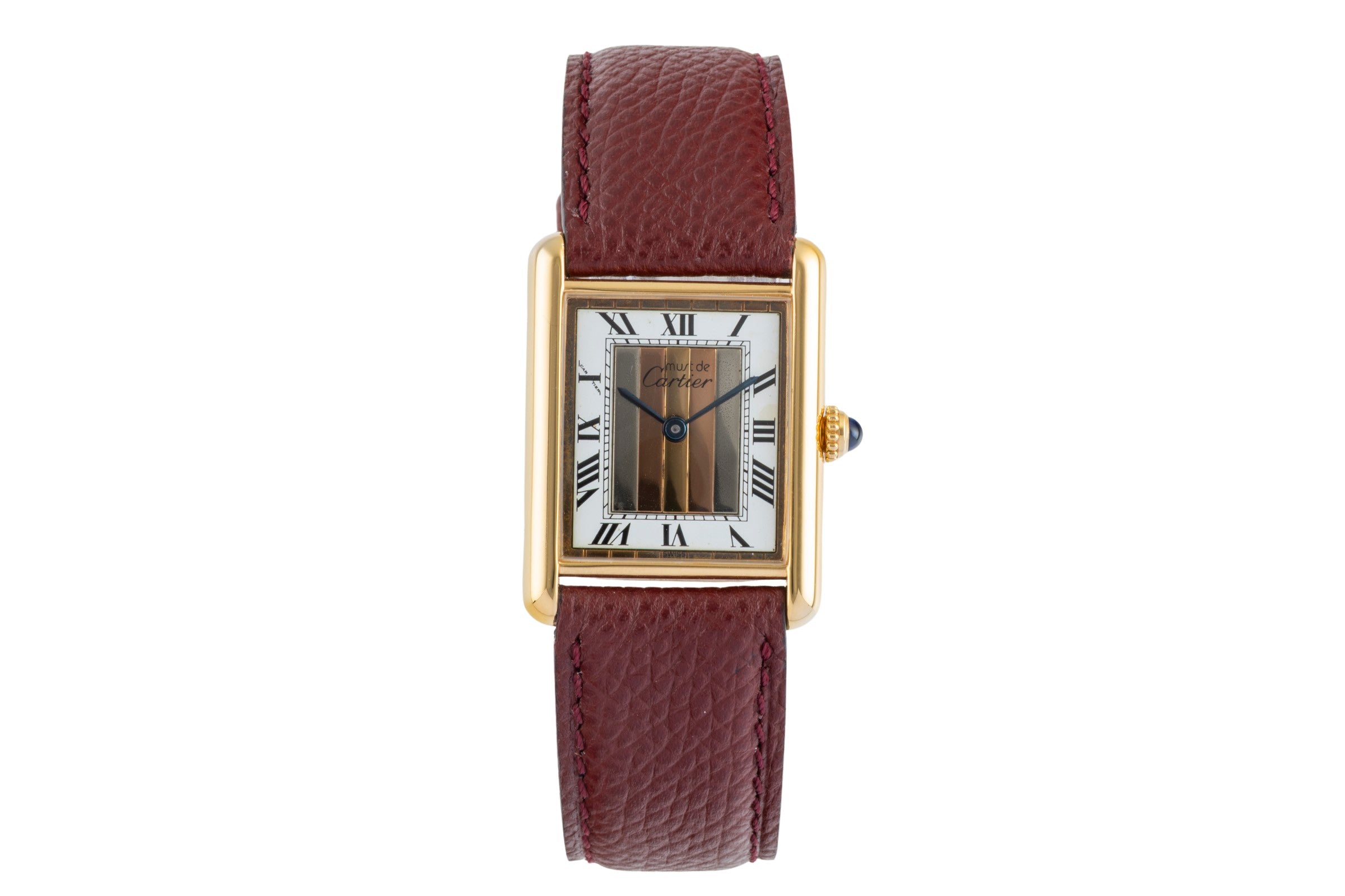 Cartier Tank argent doré quartz unisexe 590005  [2504764]