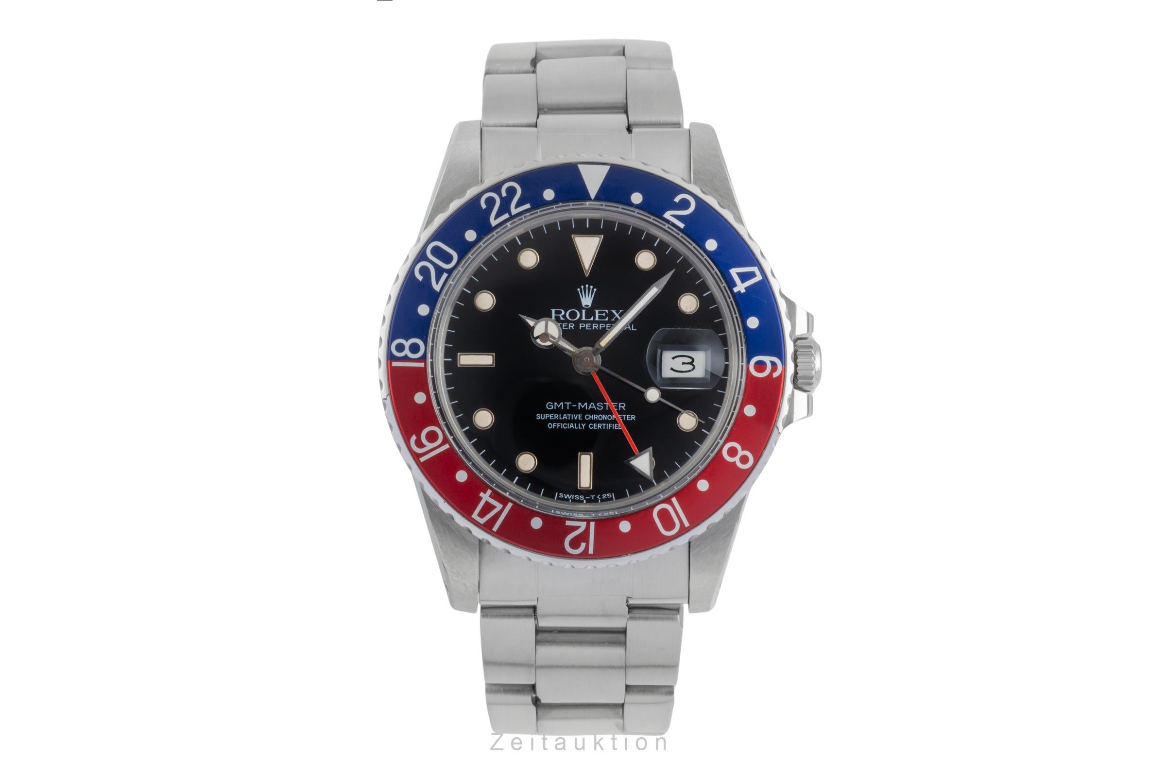 Rolex GMT-Master steel automatic men's watch 16750 Vintage  [2504768]