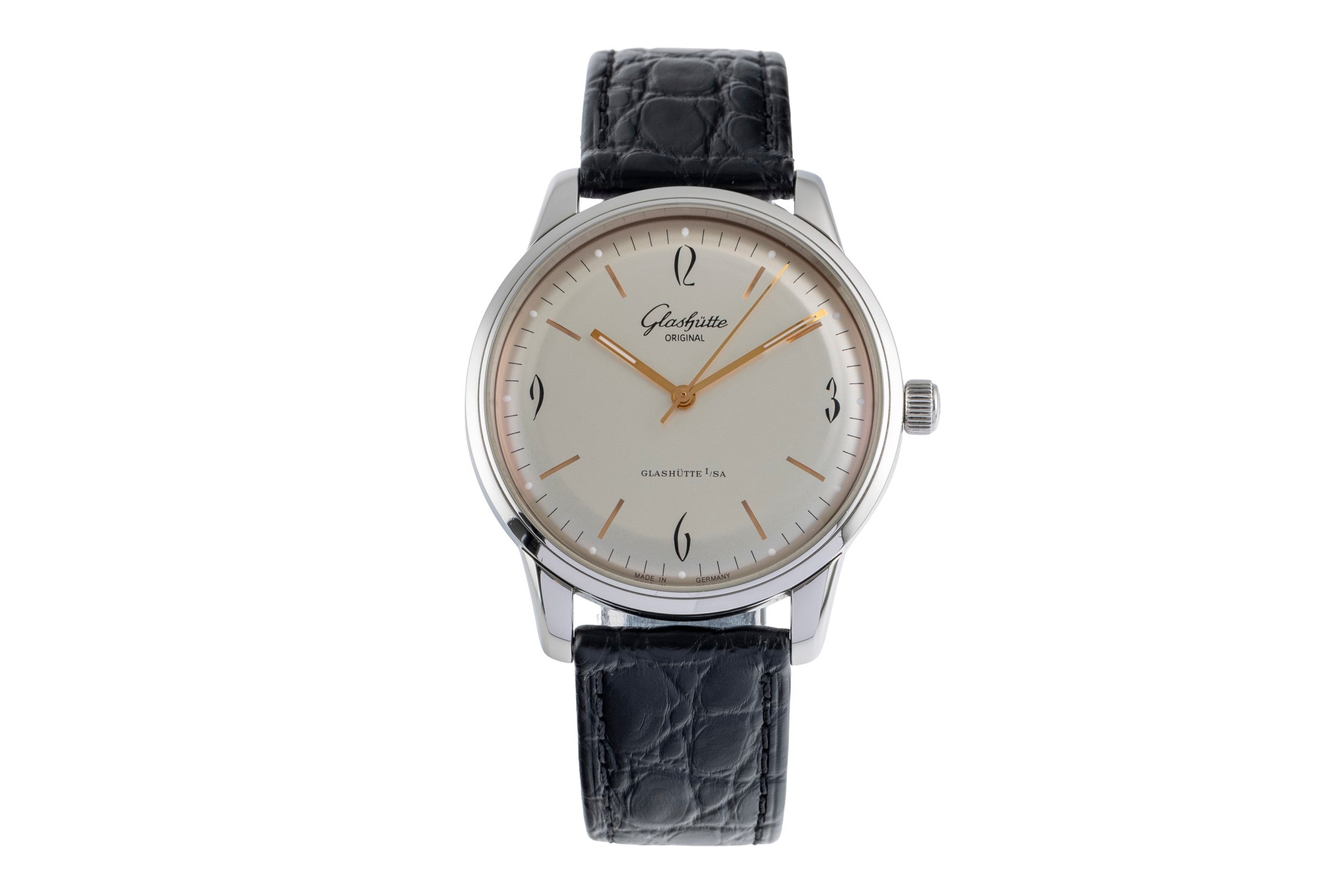 Glashütte Senator Sixties acier automatique montre pour hommes 1-39-52-01-02-04 LP: 7100EUR  [2504769]