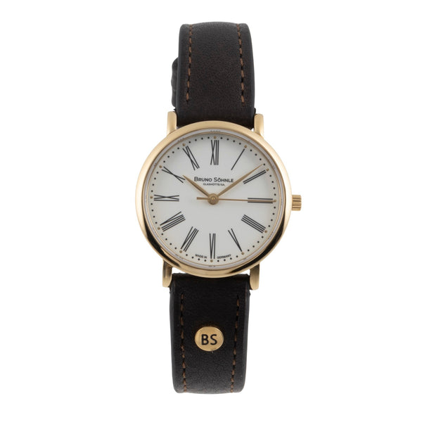Bruno Söhnle Glashütte Nabucco gilt / steel quartz women's watch 17-33045-137  [2504771]