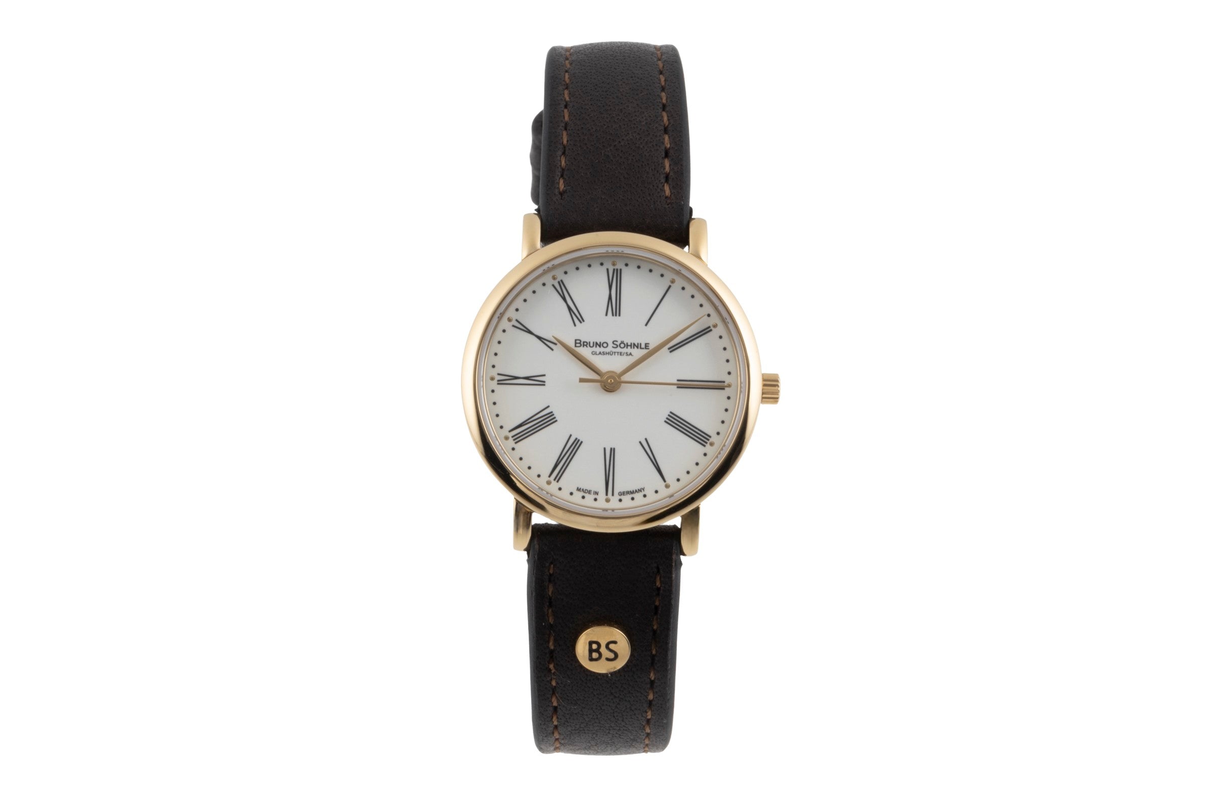 Bruno Söhnle Glashütte Nabucco acero / banado en oro cuarzo reloj para damas  17-33045-137  [2504771]