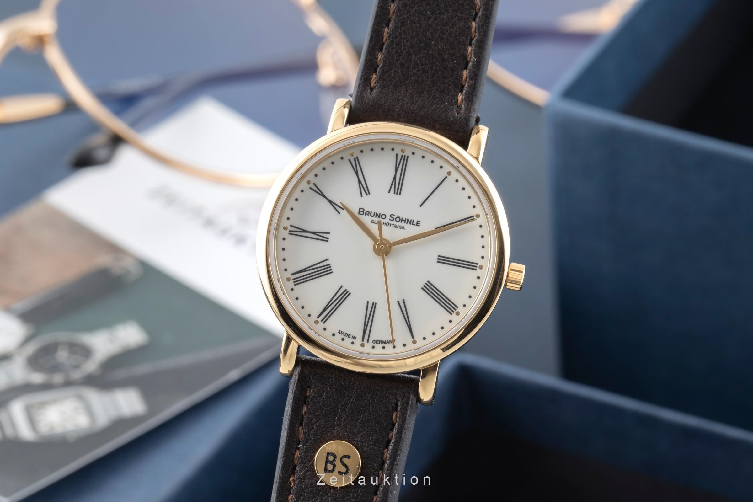 Bruno Söhnle Glashütte Nabucco gilt / steel quartz women's watch 17-33045-137  [2504771]