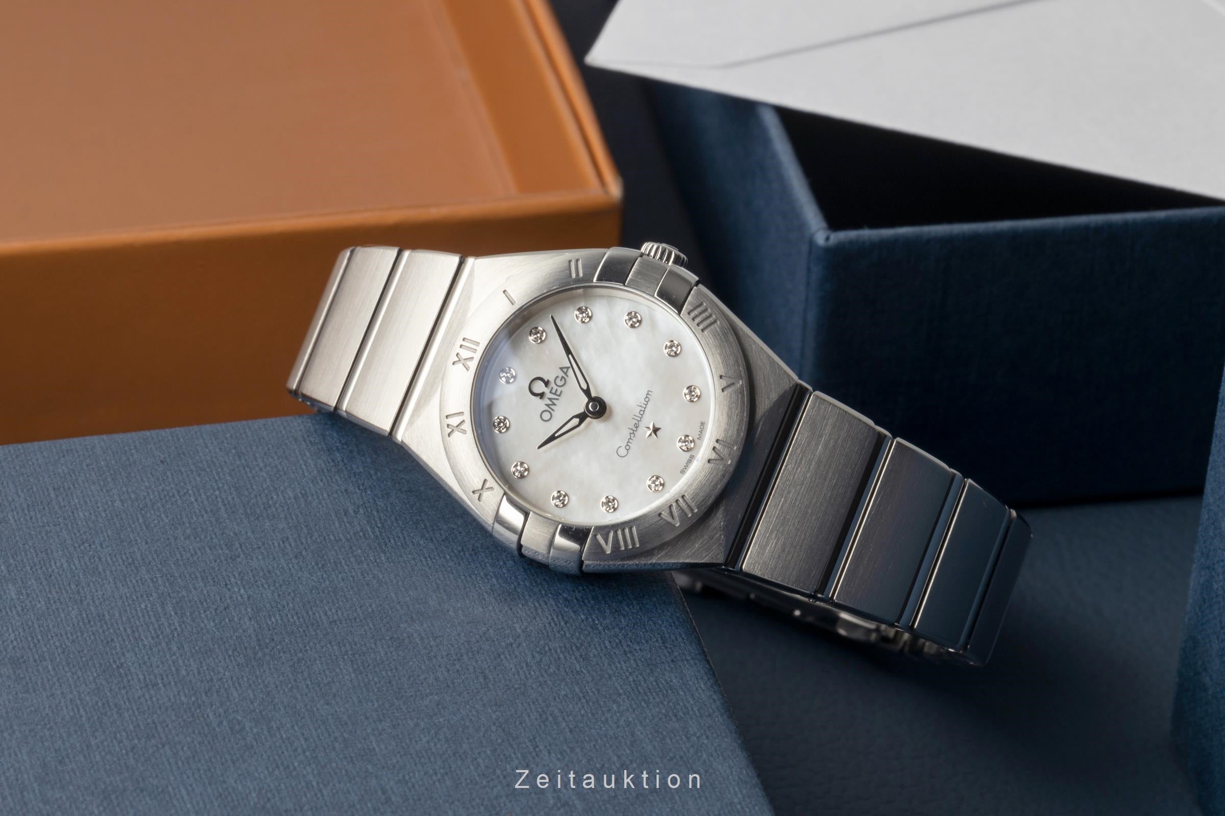 Omega Constellation acciaio quarzo orologio da donna 131.10.25.60.55.001  [2504775]