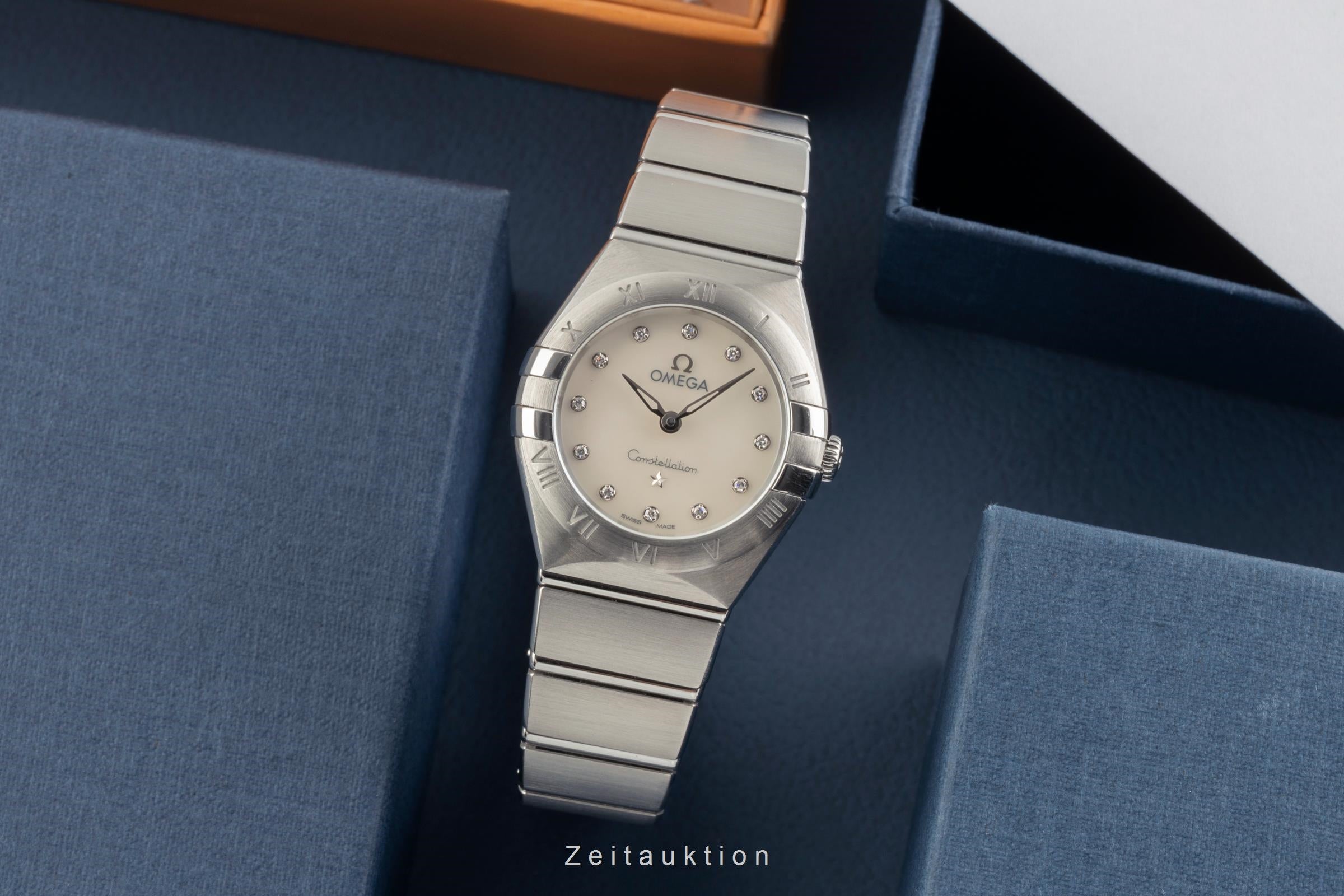 Omega Constellation acciaio quarzo orologio da donna 131.10.25.60.55.001  [2504775]