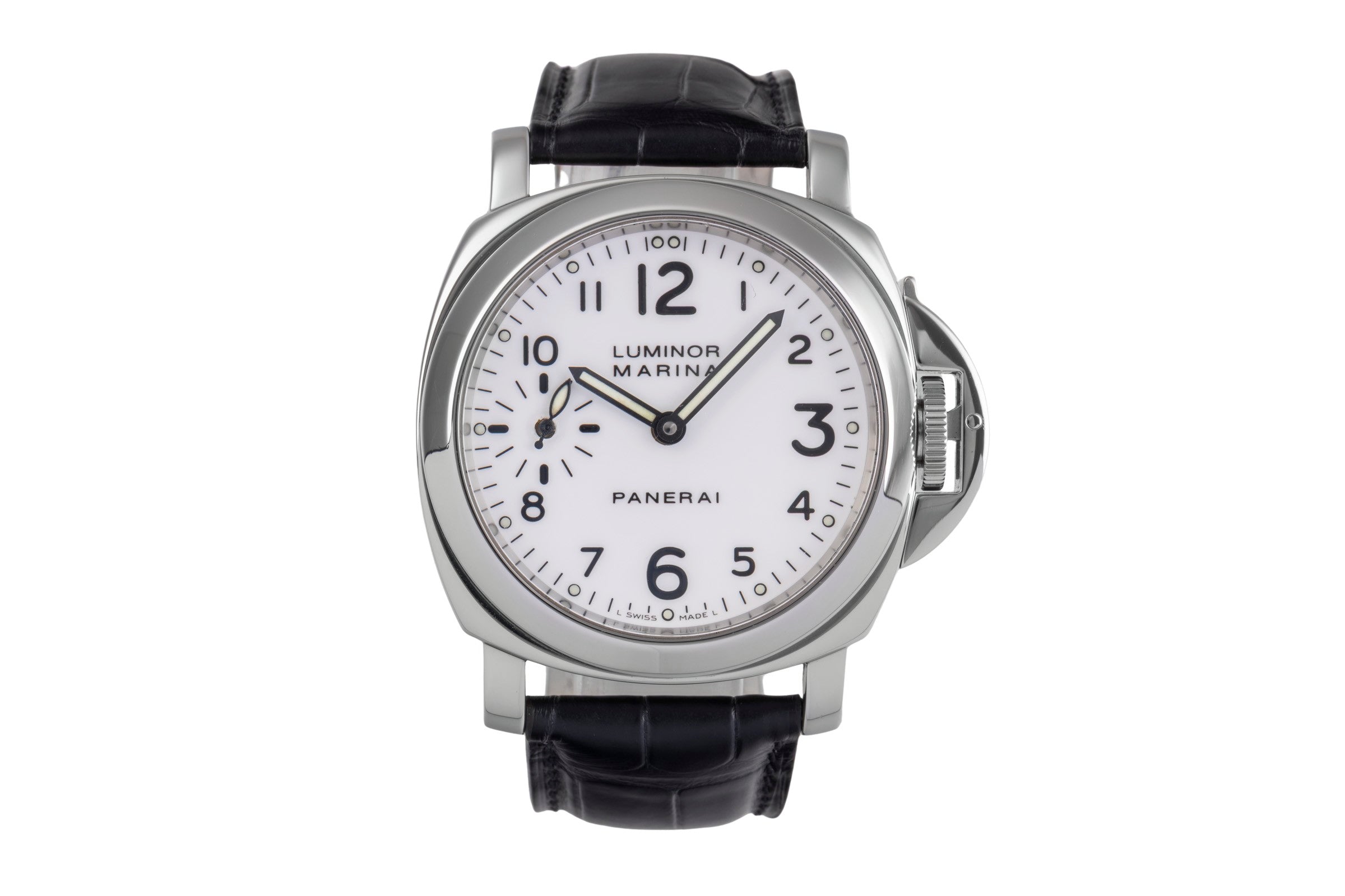 Panerai Luminor Marina acier à remontage manuel montre pour hommes PAM0003  [2504778]